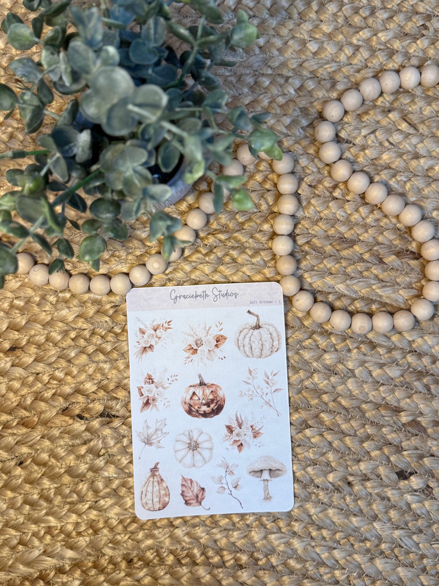 Soft October Deco Stickers