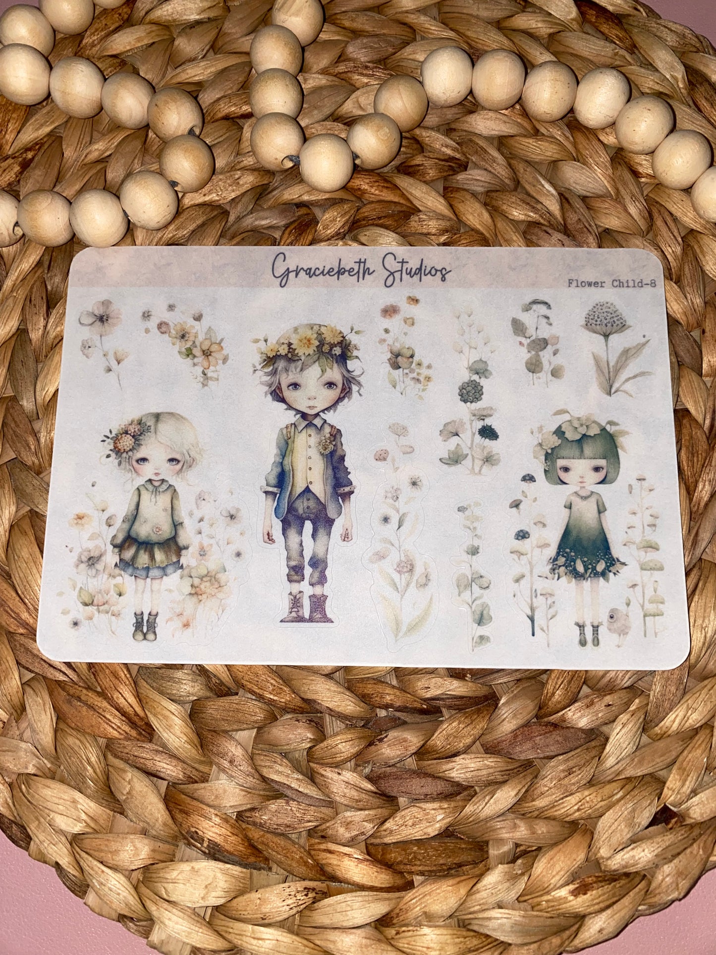 Flower Child Deco Stickers