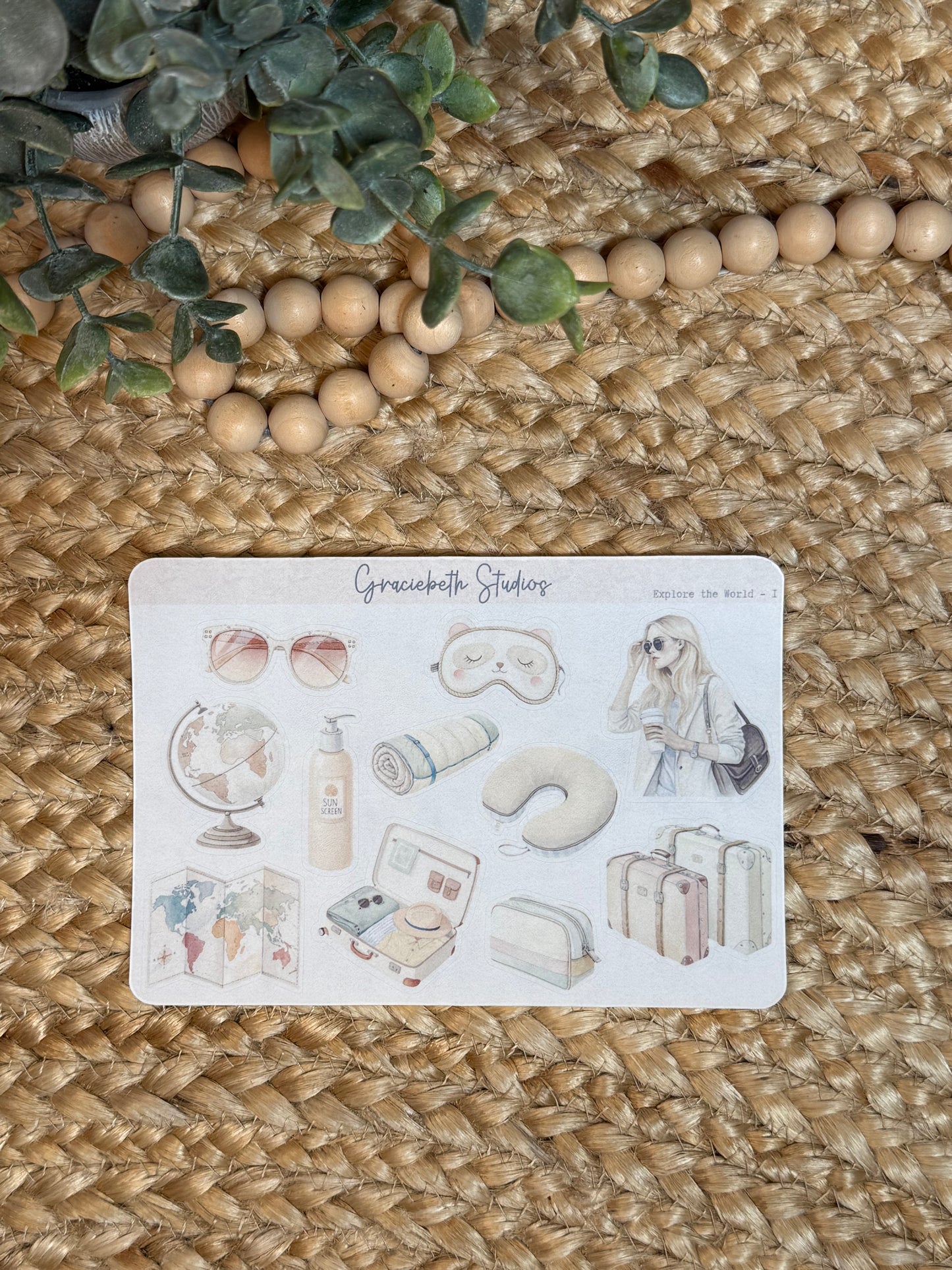 Explore The World - Deco Stickers