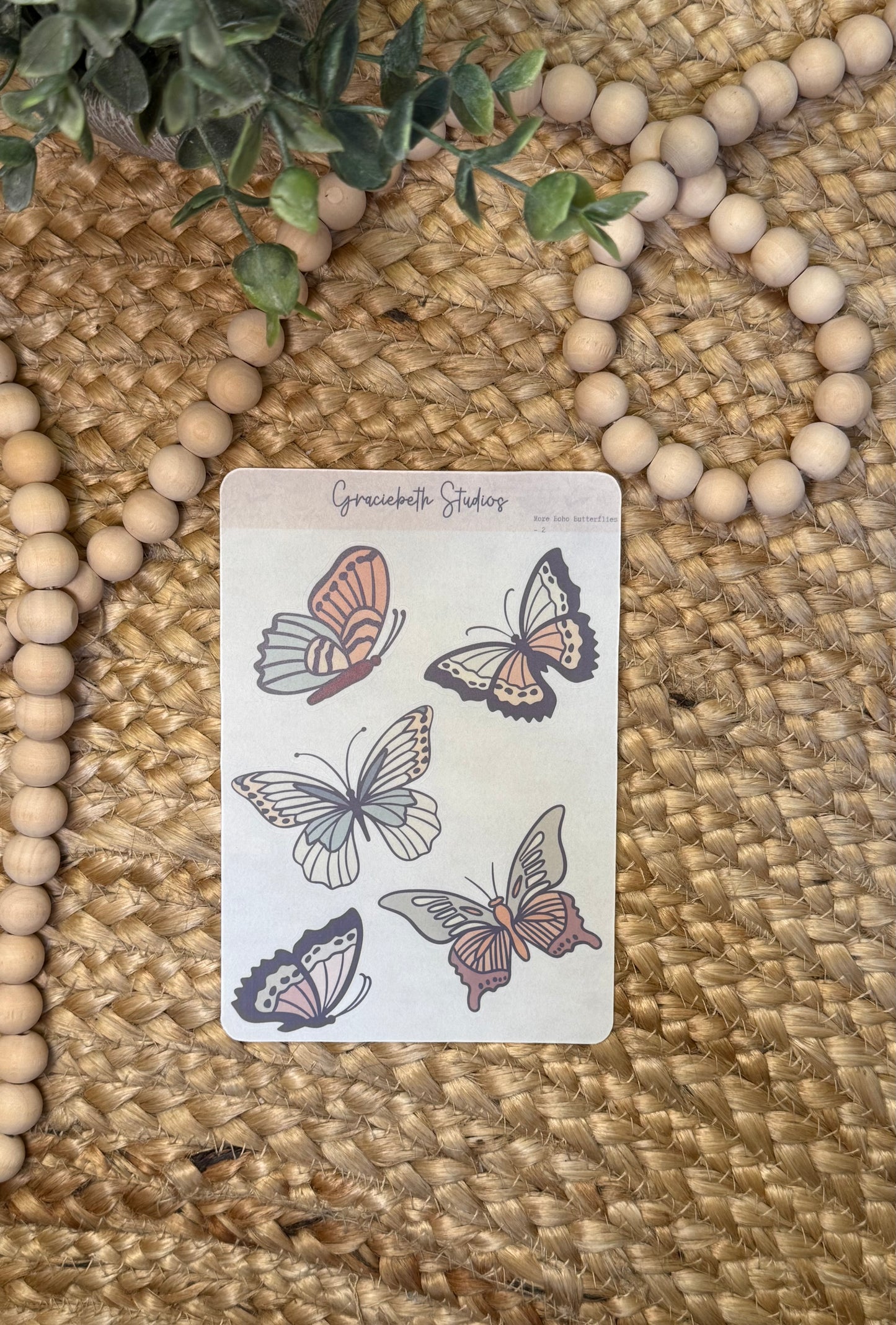More Boho Butterflies Deco Stickers