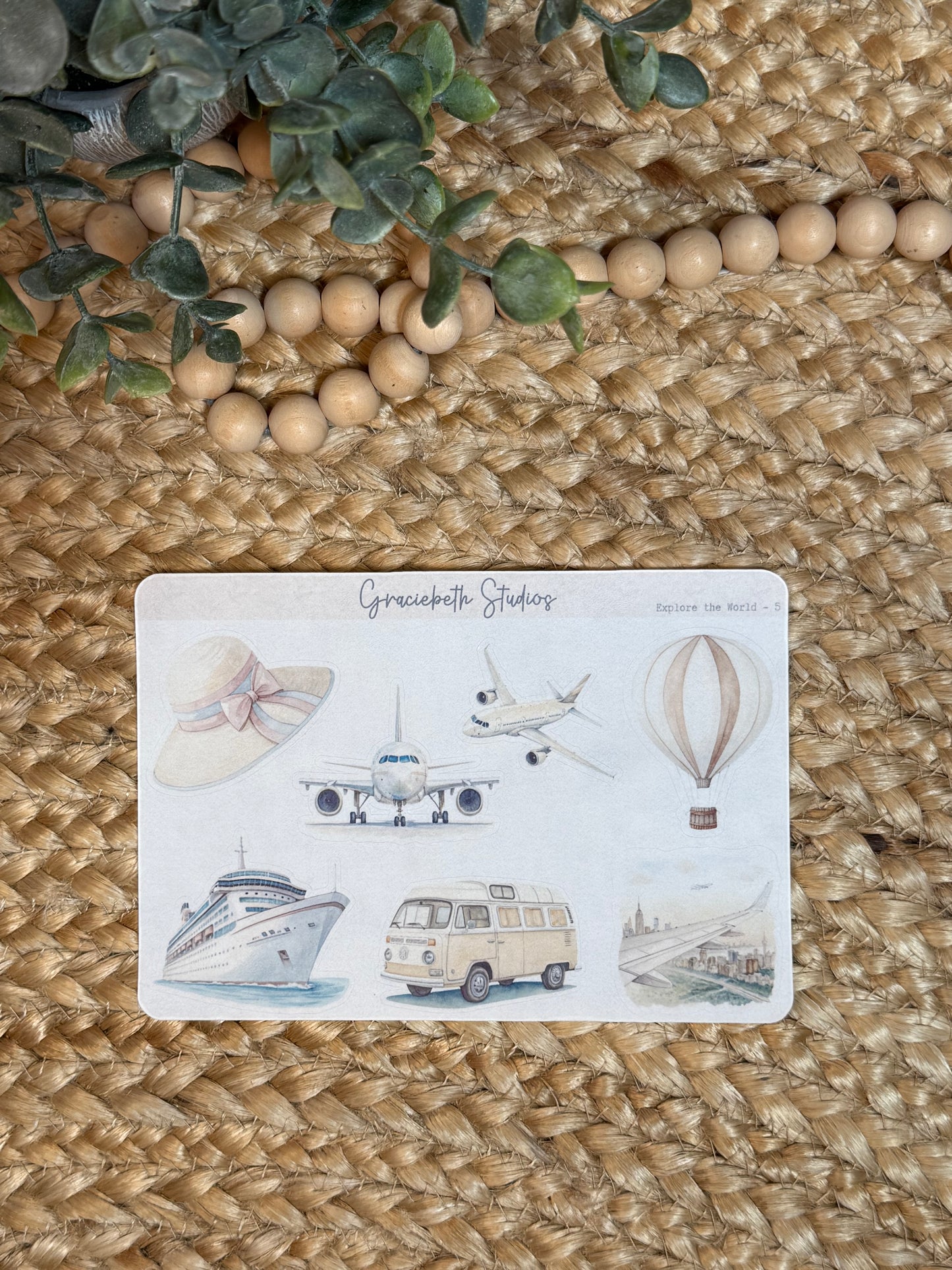Explore The World - Deco Stickers