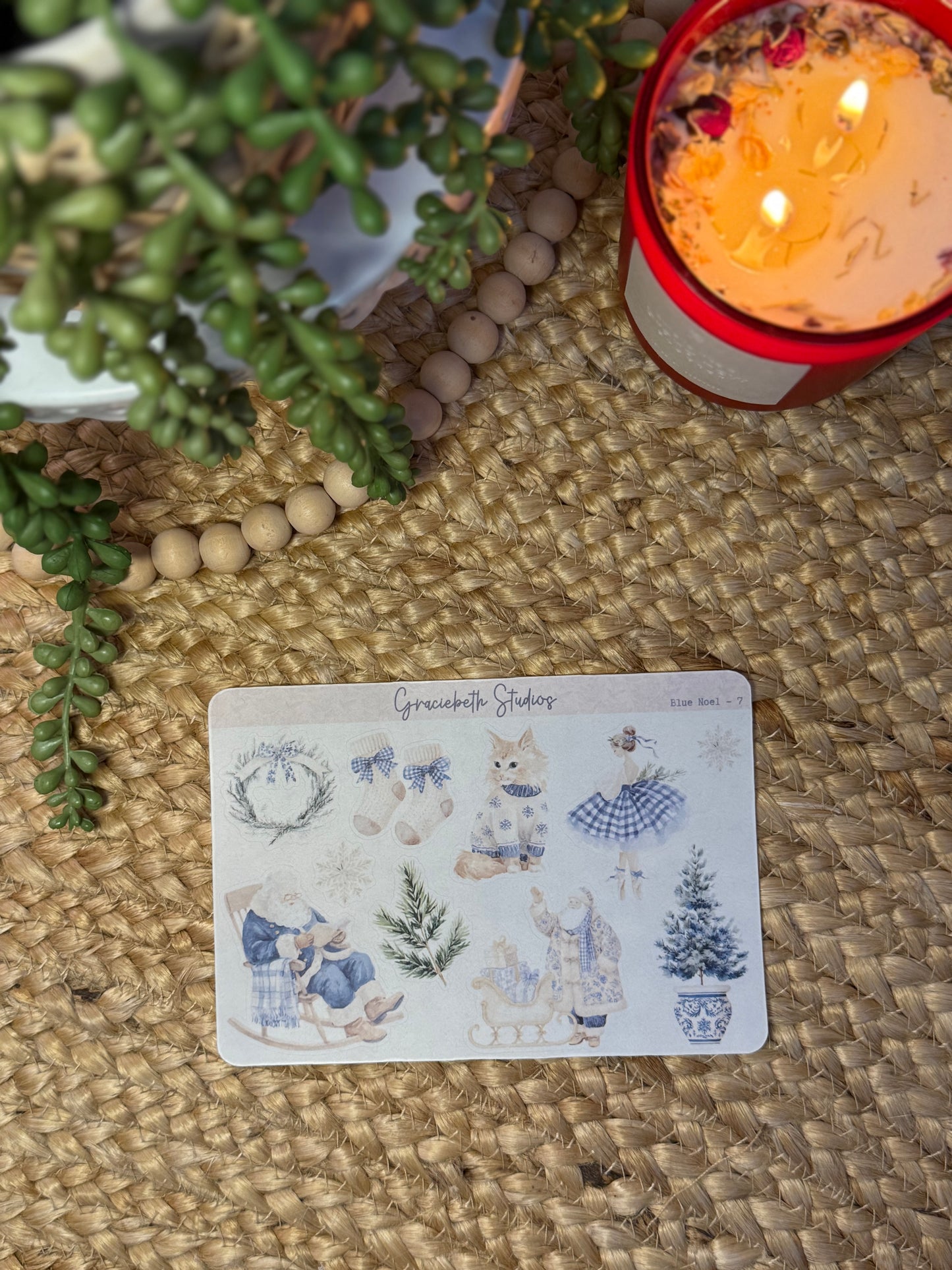 Blue Noel - Deco Stickers