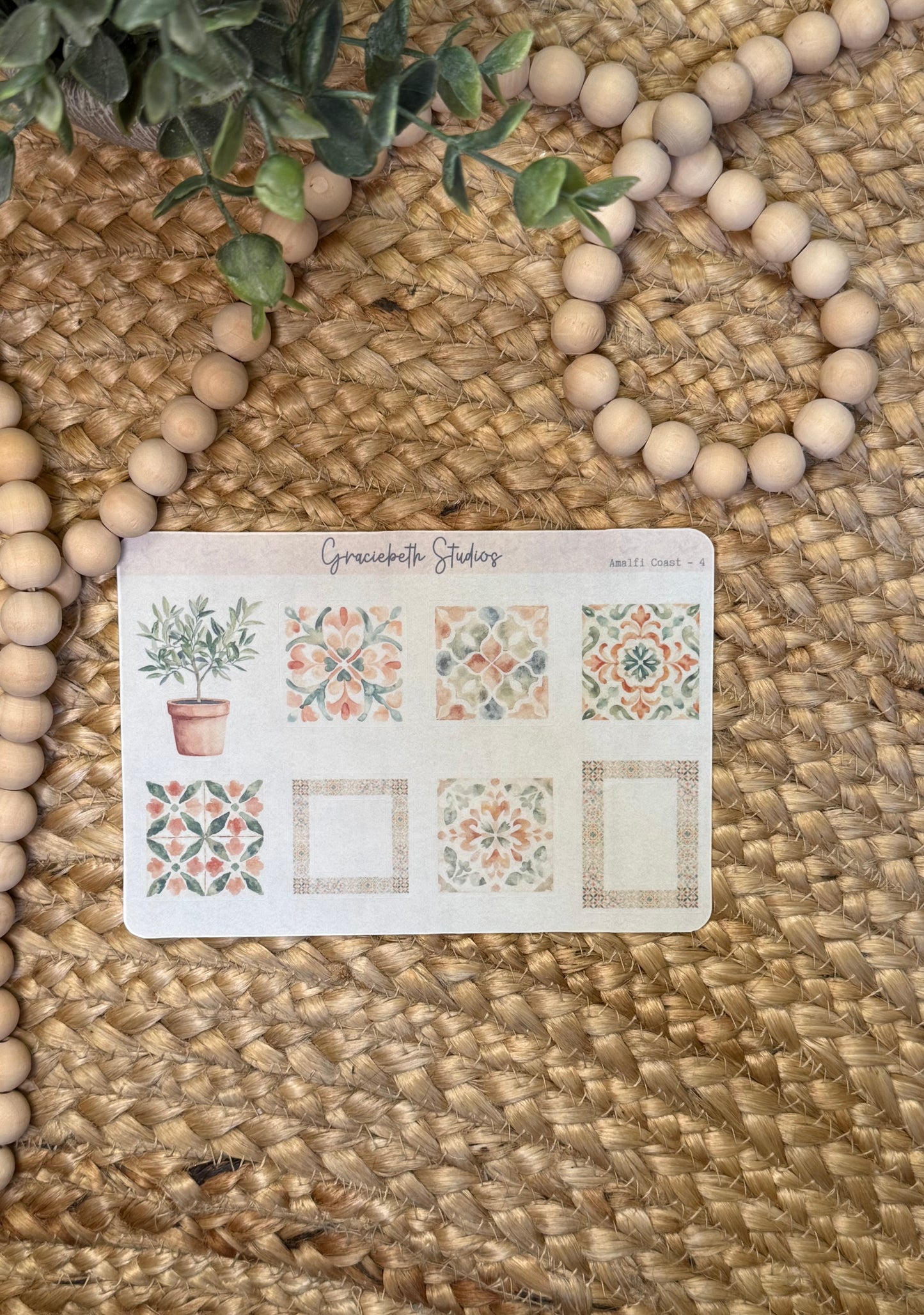 Amalfi Coast Deco Stickers