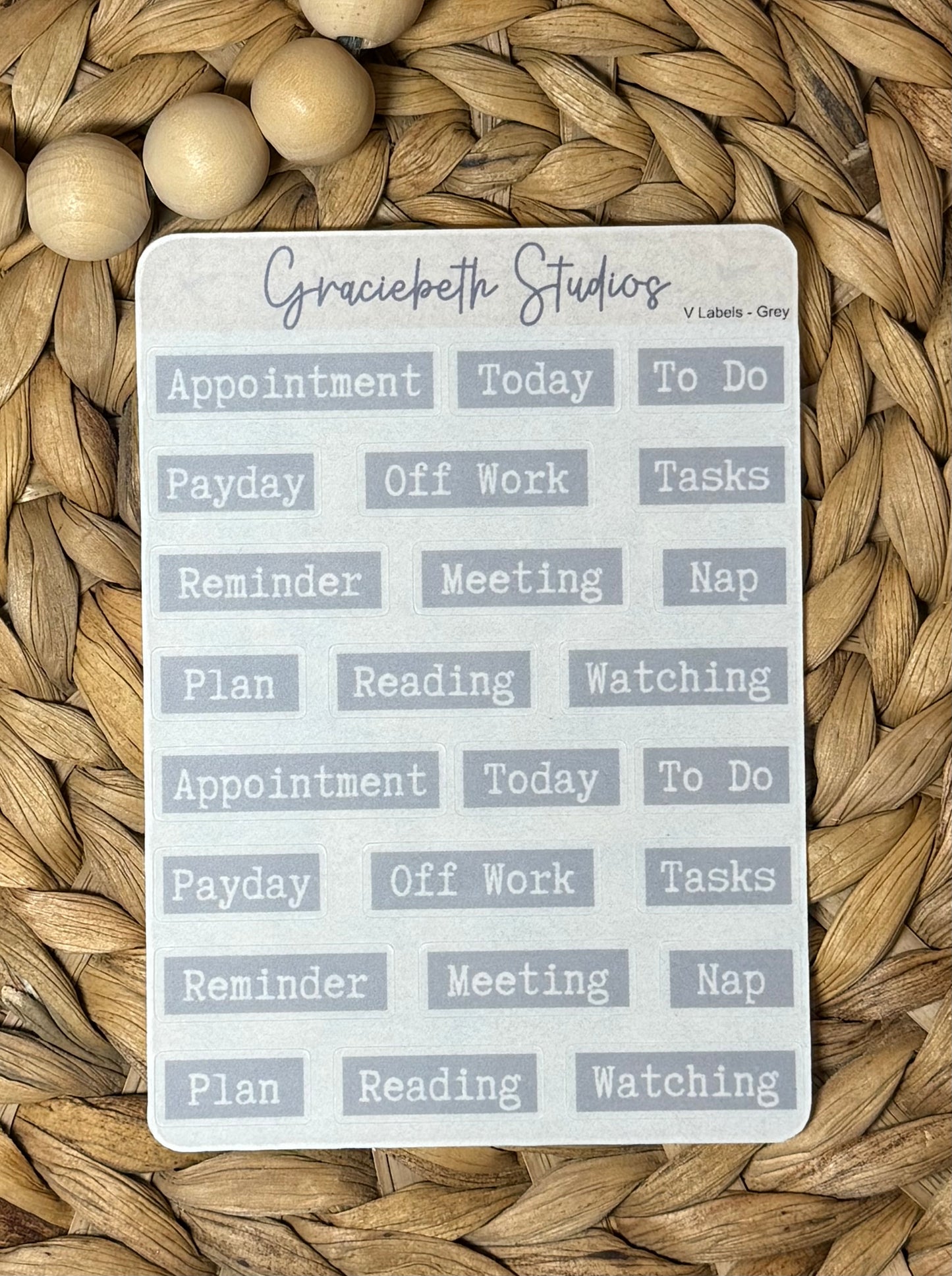 Various Label Stickers