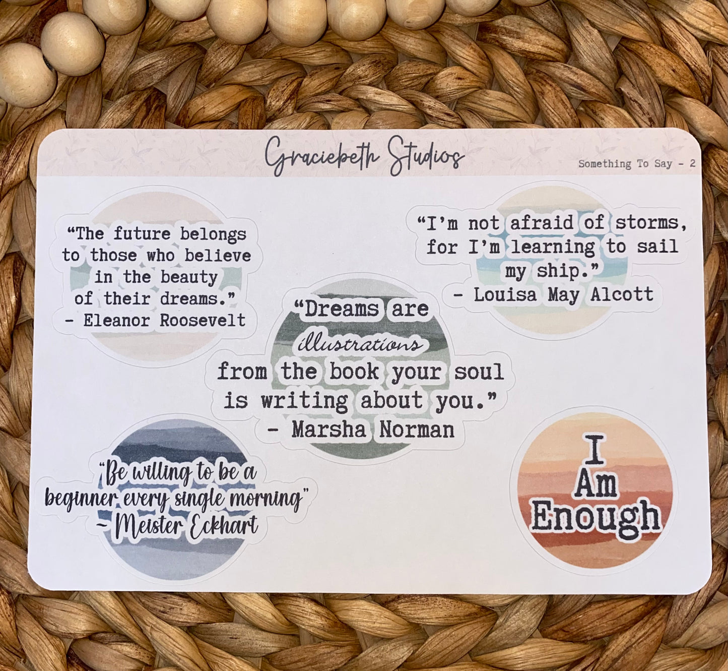 Something to Say Deco Stickers