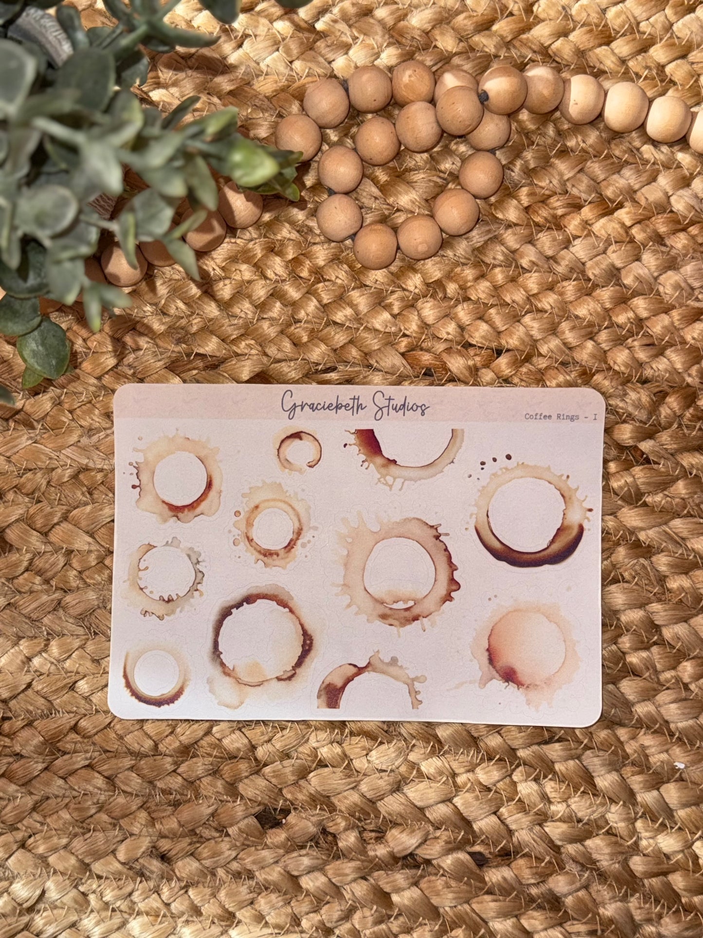 Coffee Rings - Deco Stickers