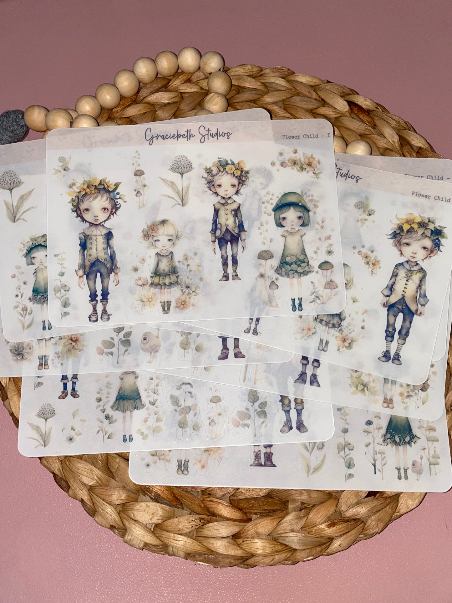 Flower Child Deco Stickers