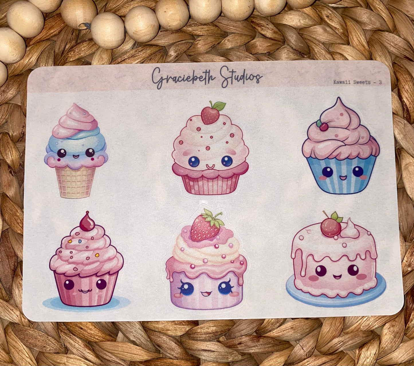Kawaii Sweets Deco Stickers
