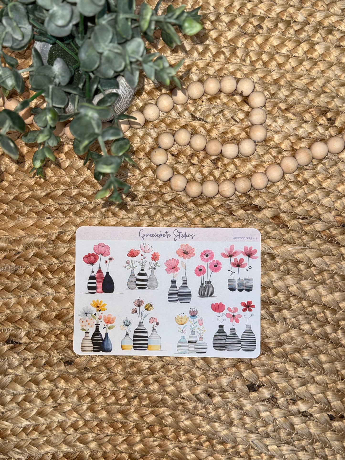 Artistic Florals - Deco Stickers