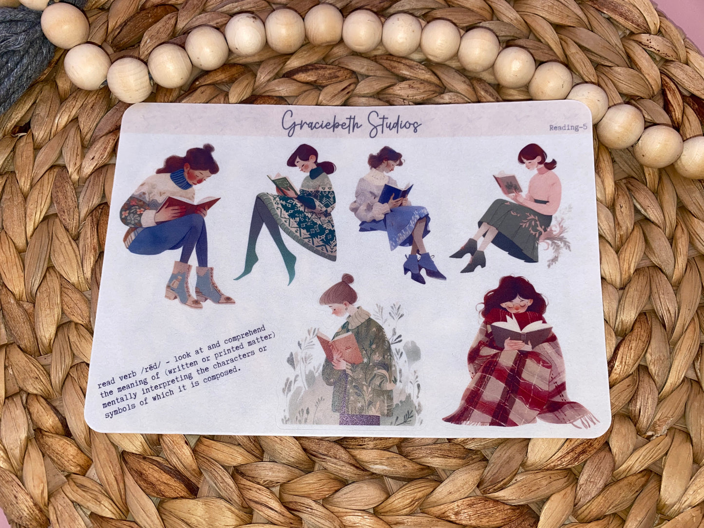 Reading Deco Stickers