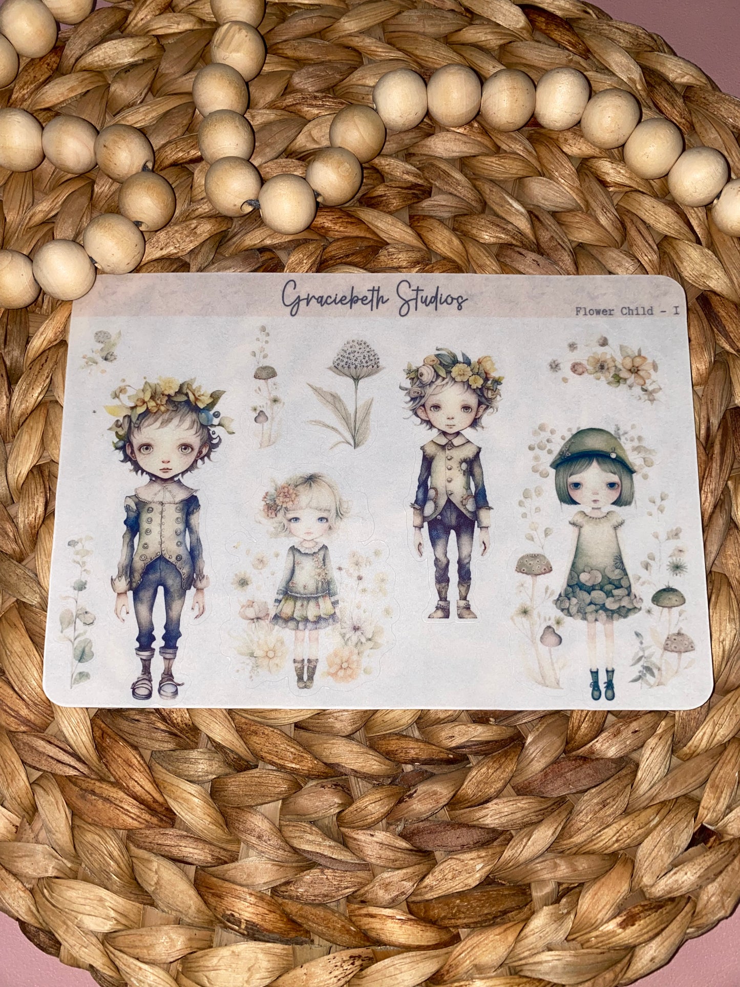 Flower Child Deco Stickers