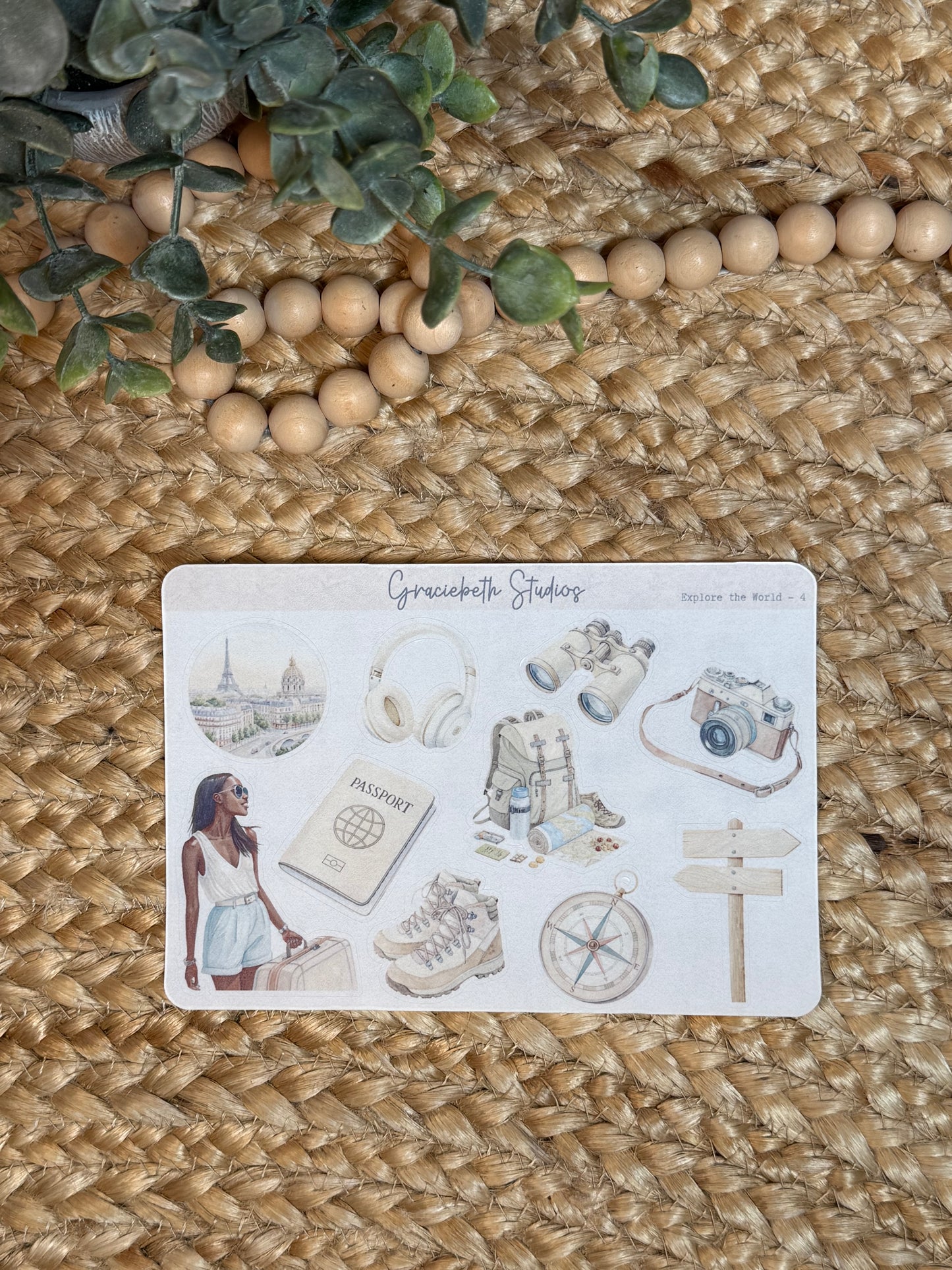 Explore The World - Deco Stickers