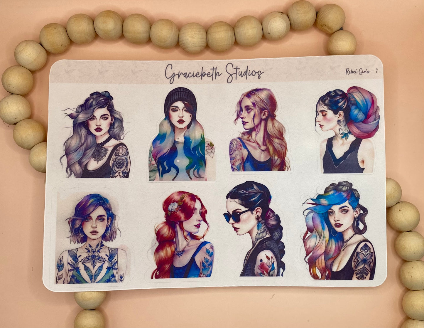 Rebel Girls Deco Stickers