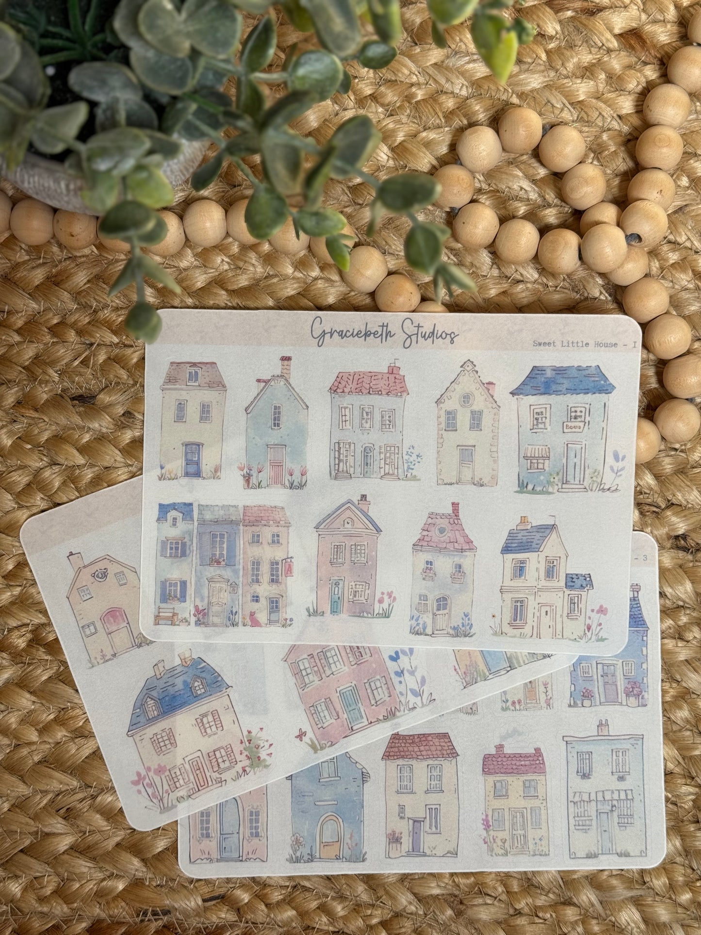 Sweet Little House - Deco Stickers