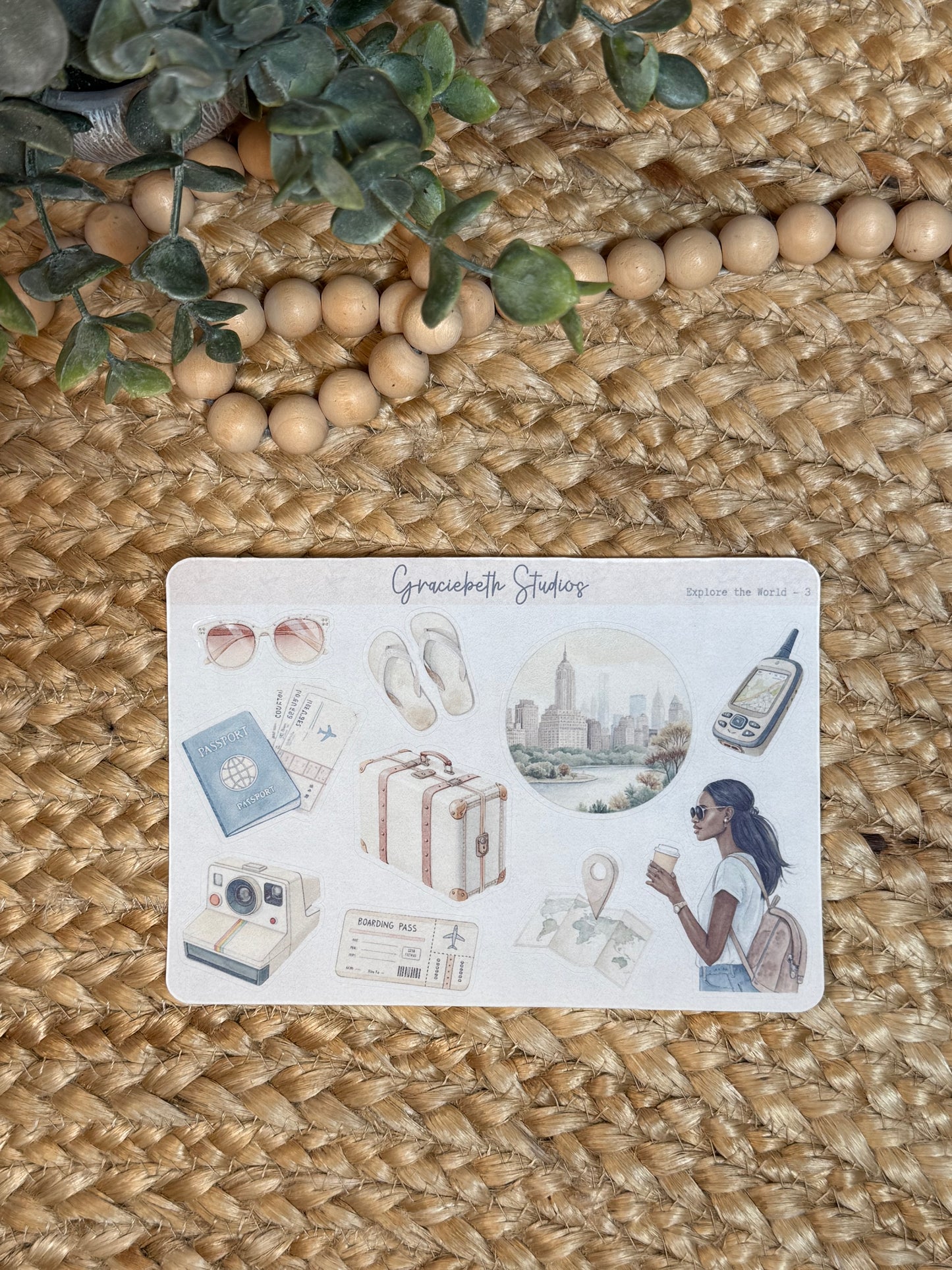Explore The World - Deco Stickers