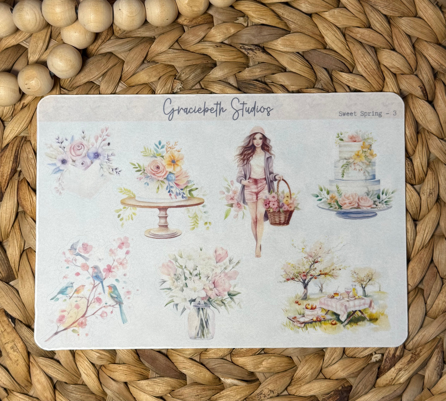 Sweet Spring Deco Stickers