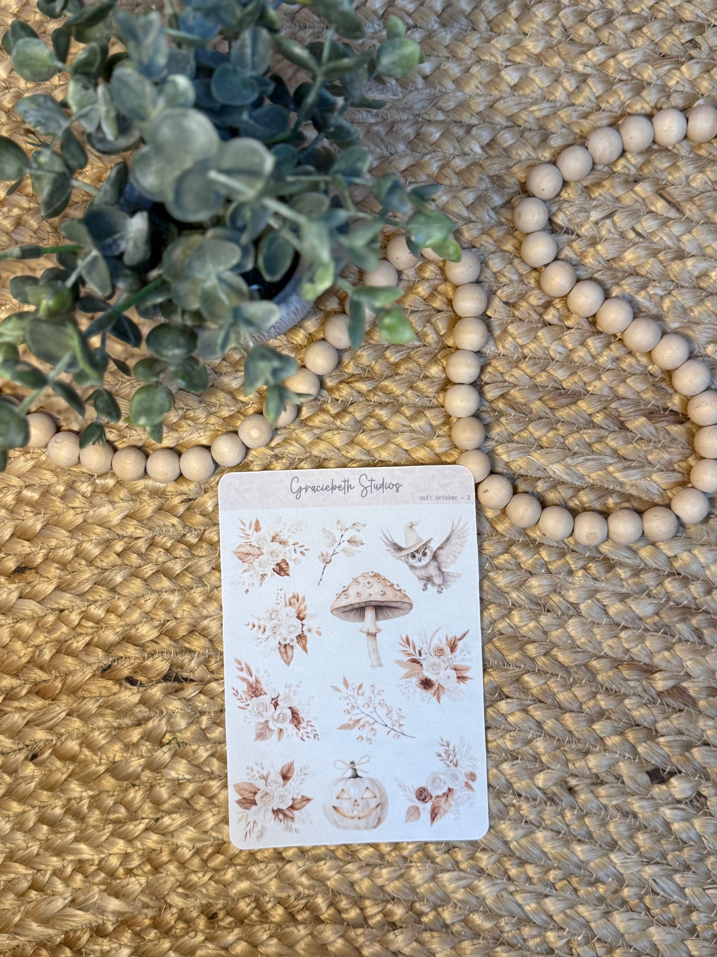 Soft October Deco Stickers