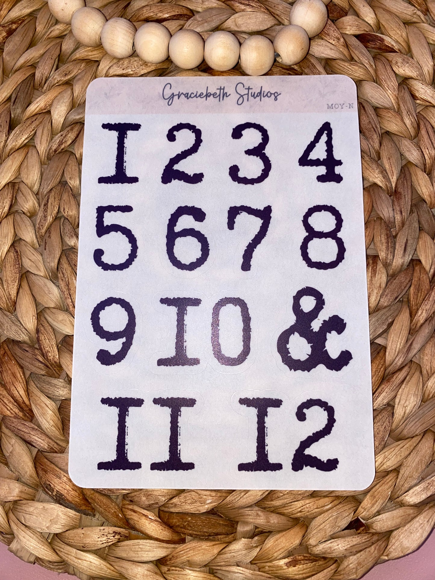Numerical Months of Year