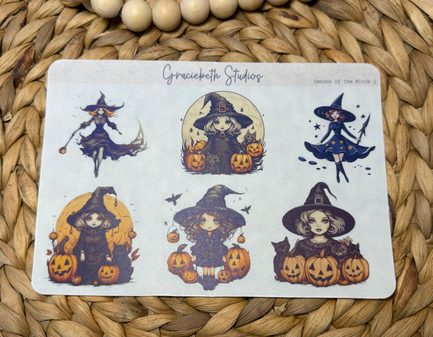 Season of the Witch Deco Stickers