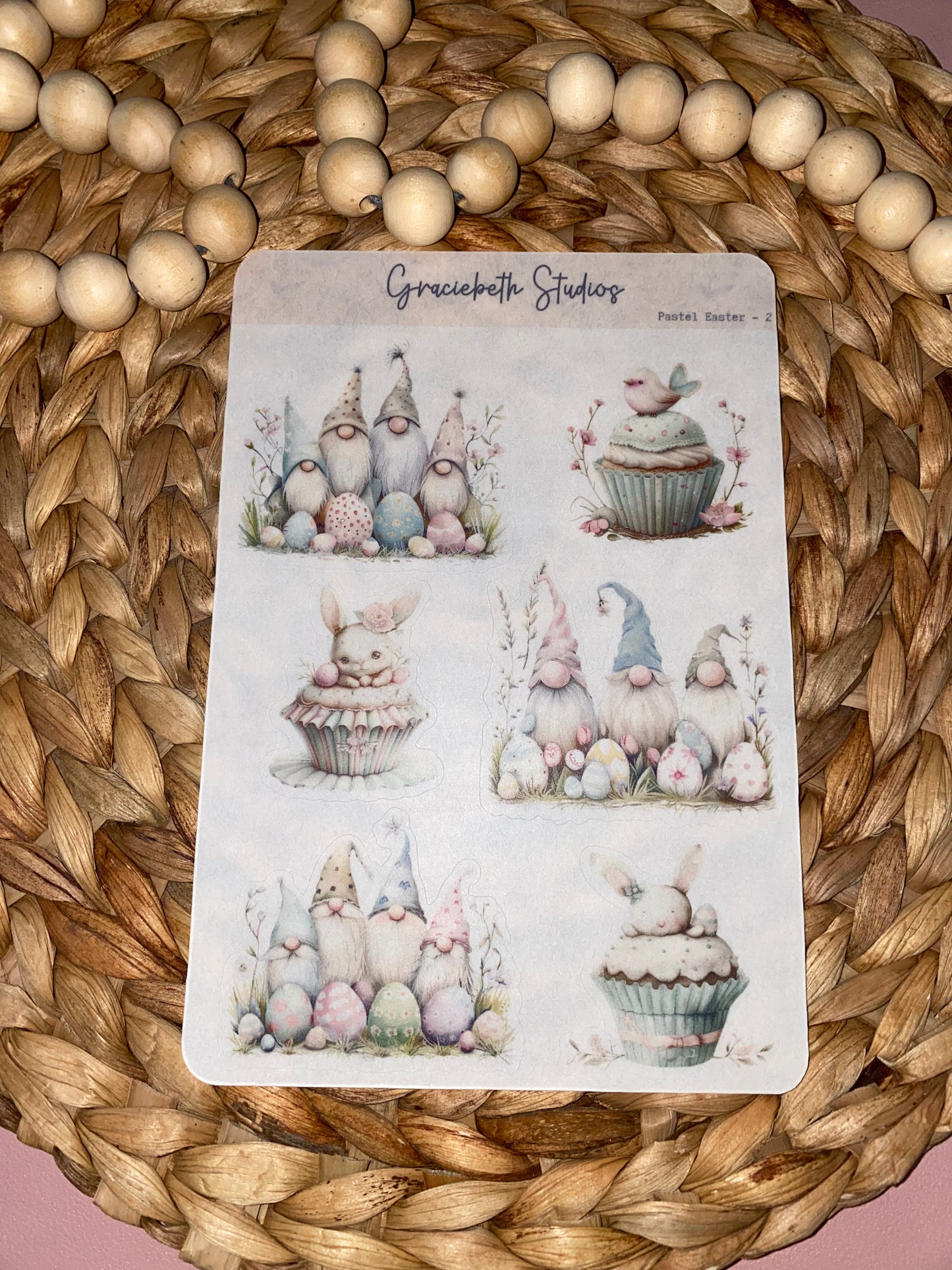 Pastel Easter Deco Stickers