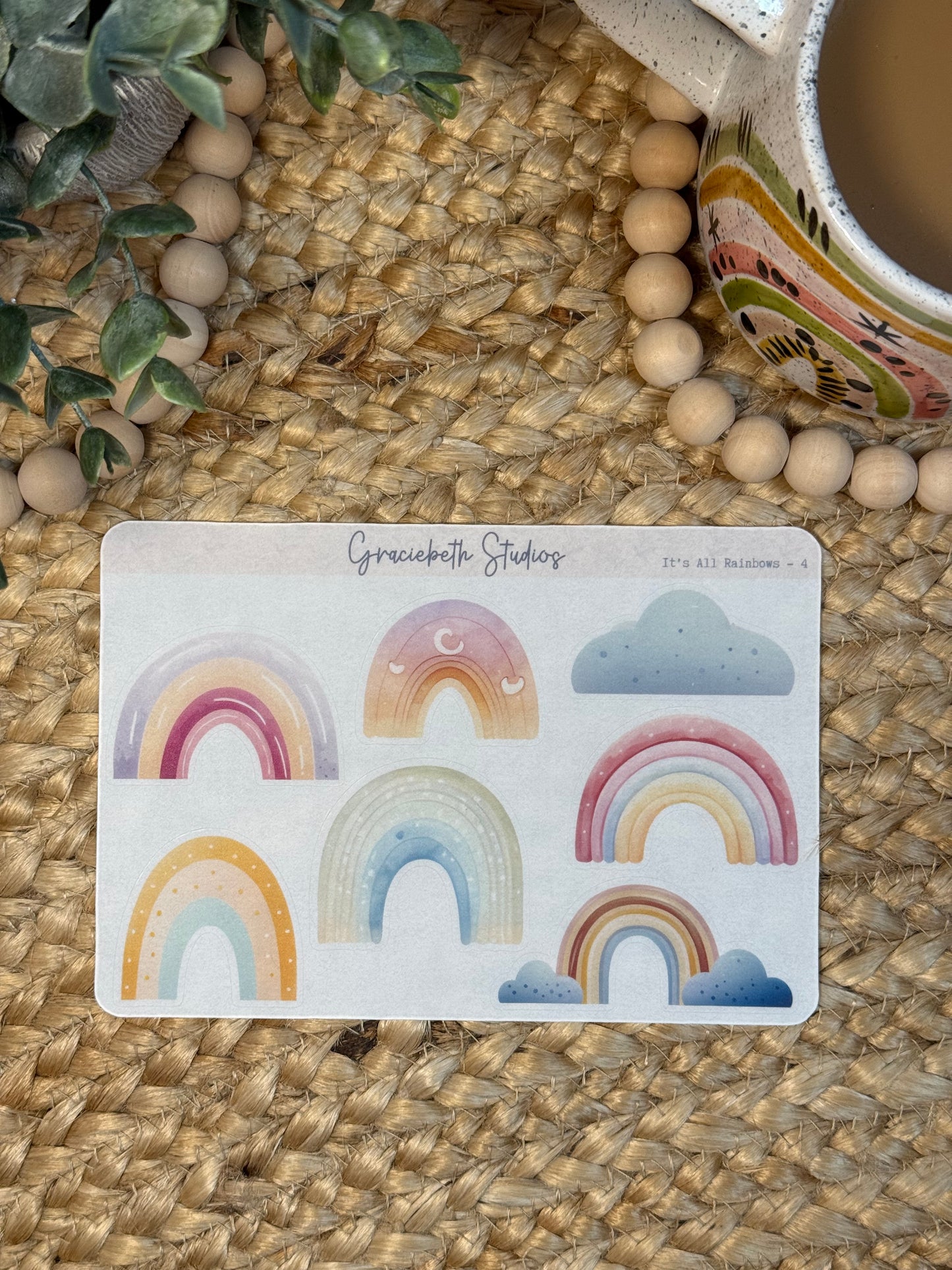 It's All Rainbows Deco Stickers