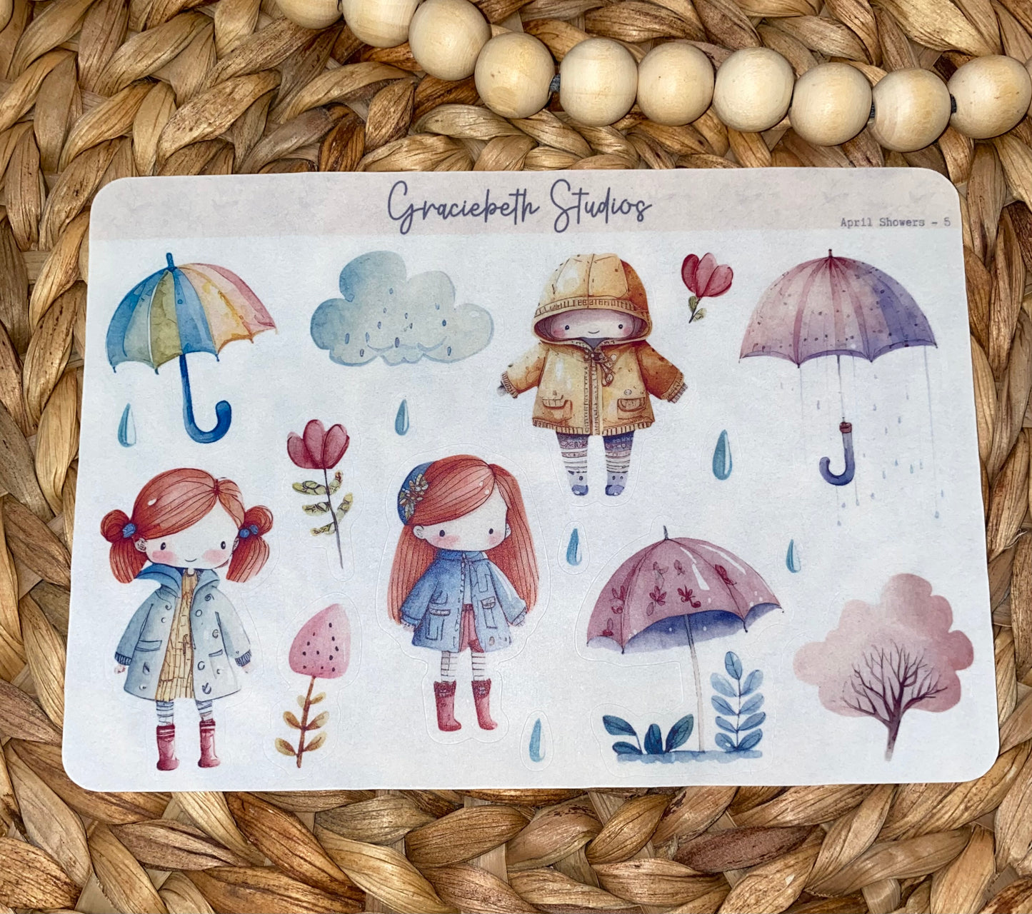 April Showers Deco Stickers