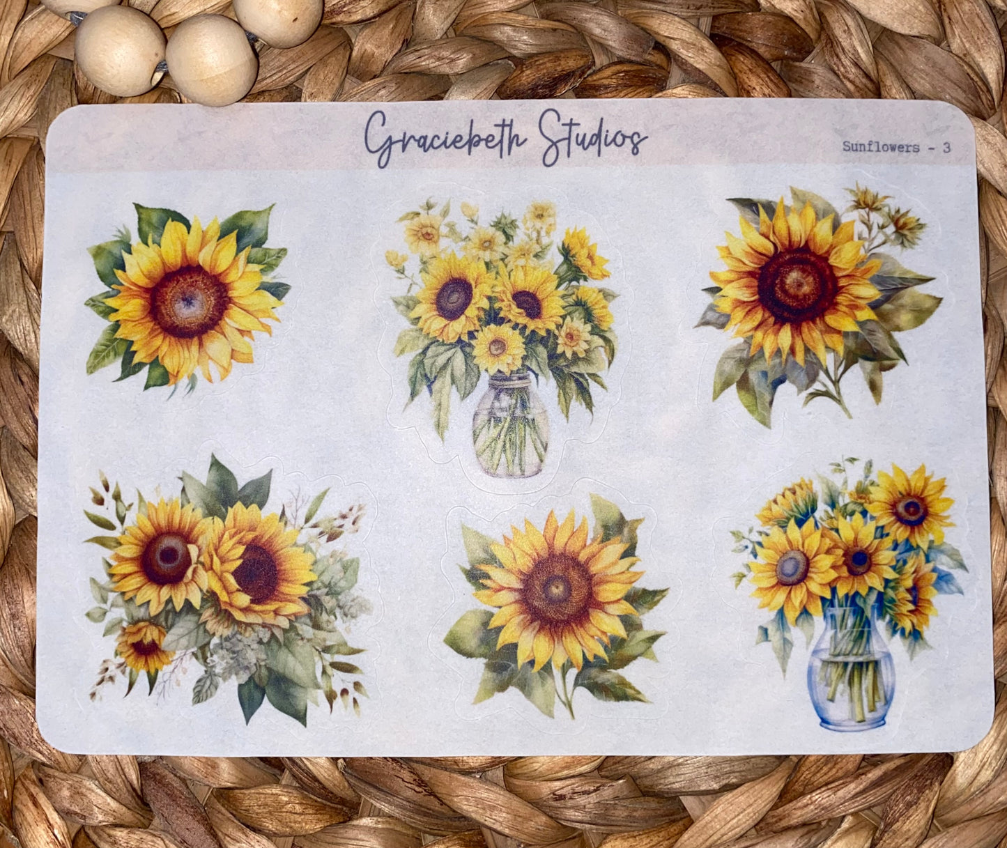 Sunflowers Deco Stickers