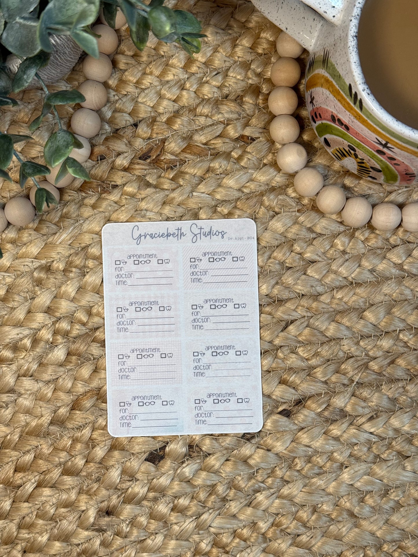 Appointment Stickers