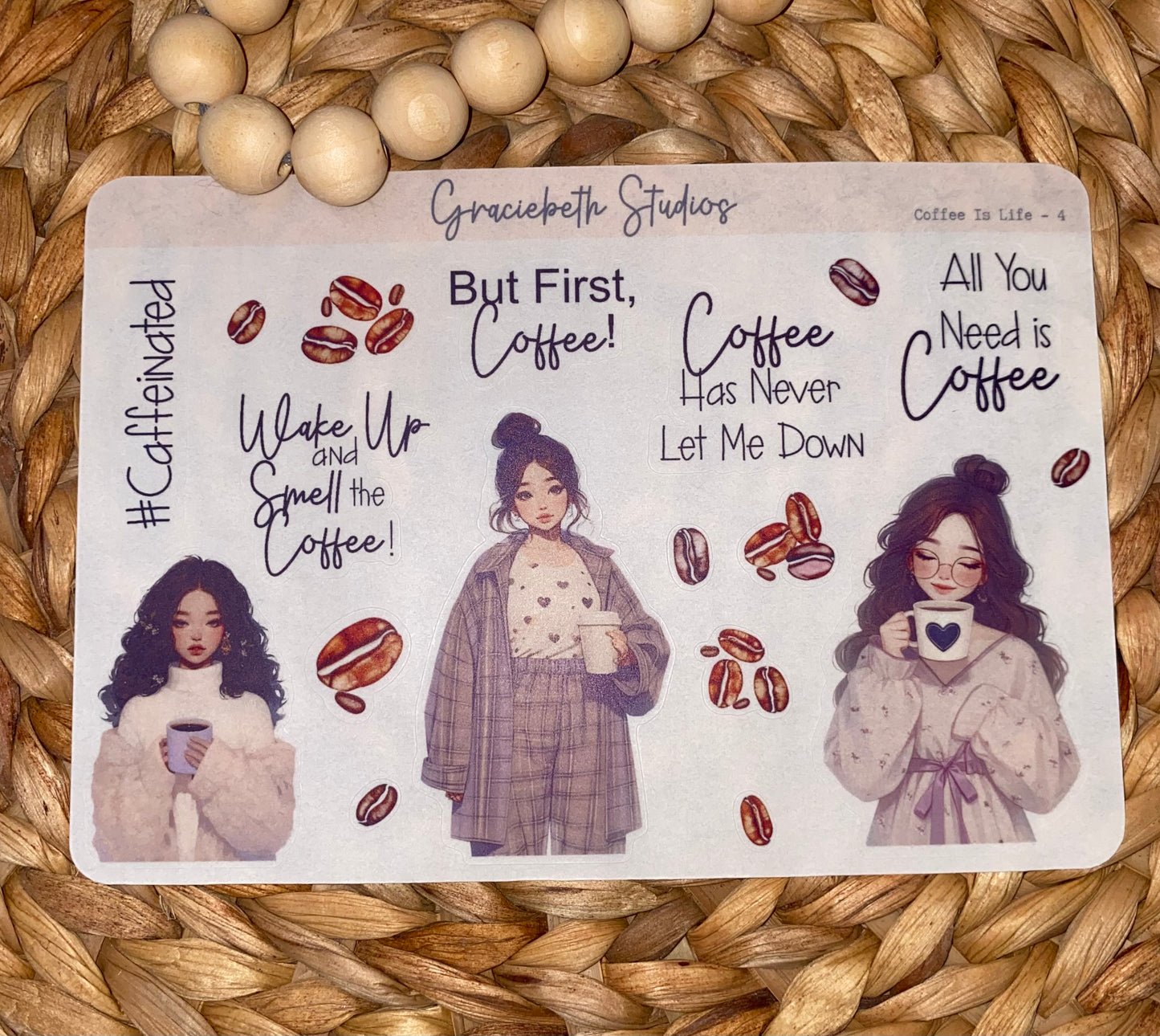 Coffee Is Life Deco Stickers