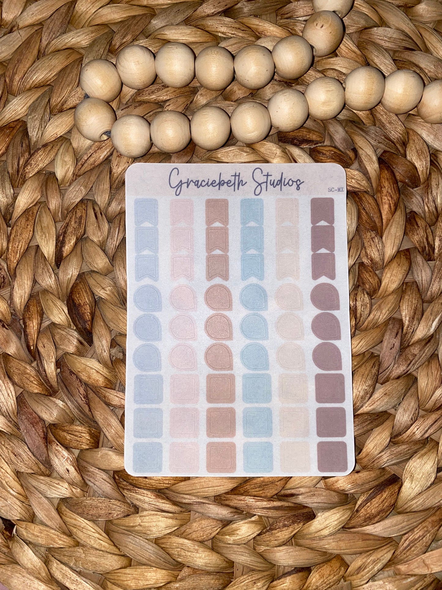 Smiley Coffee Colors - Functional Flags, Drops and Squares Mix