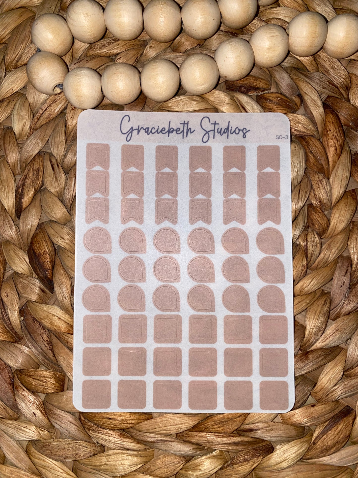 Smiley Coffee Colors - Functional Flags, Drops and Squares Mix
