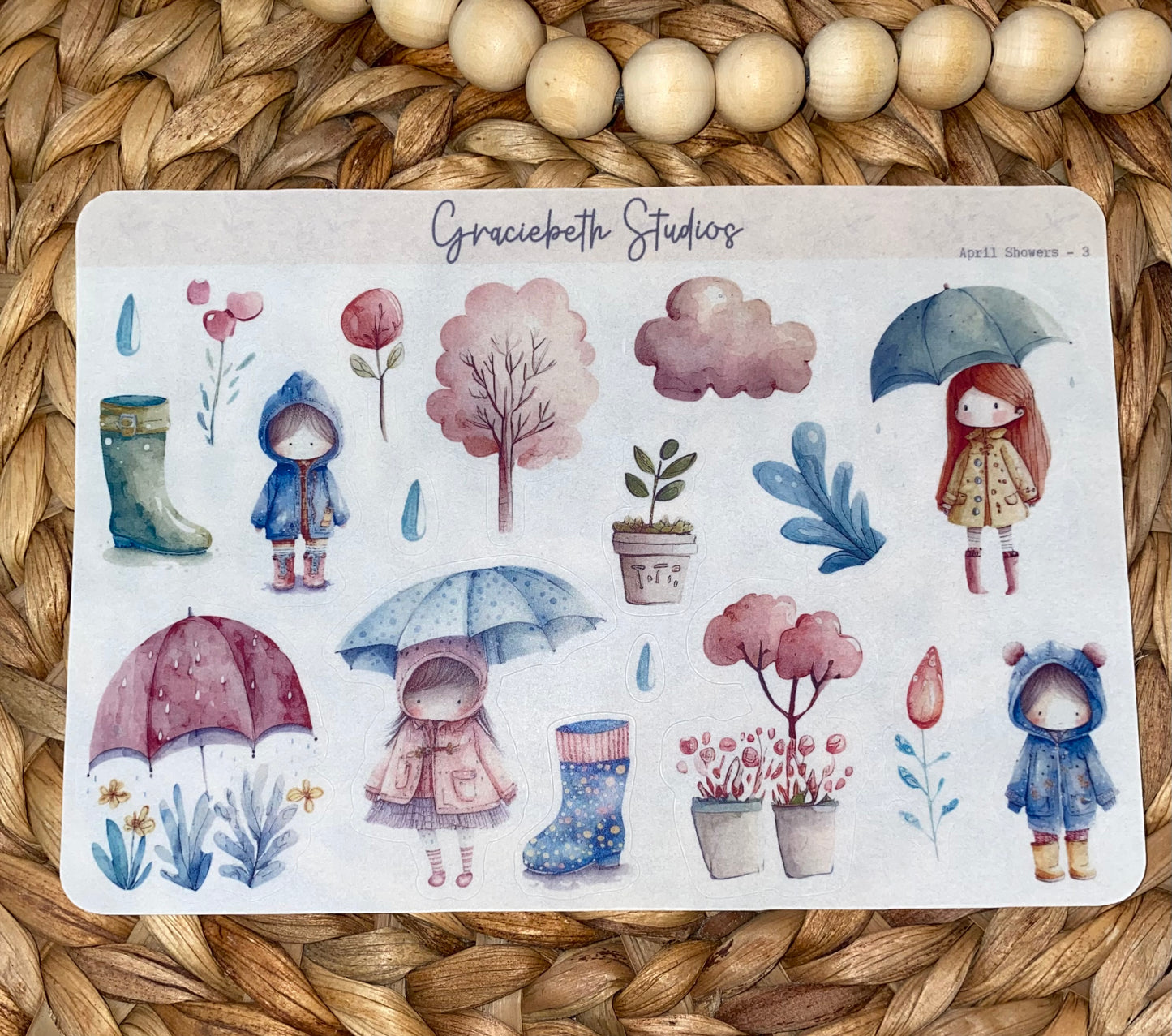 April Showers Deco Stickers