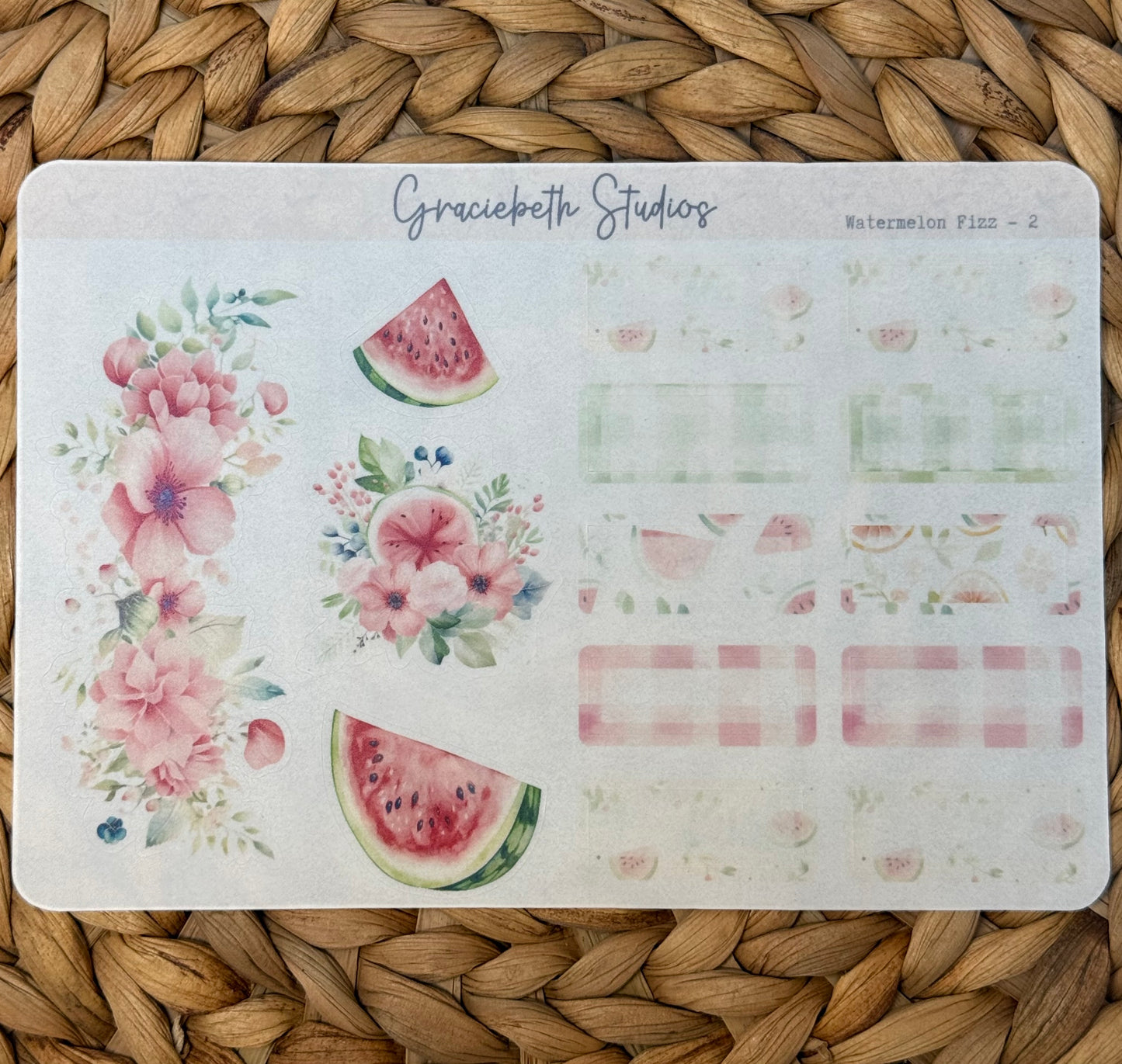 Watermelon Fizz Deco Stickers