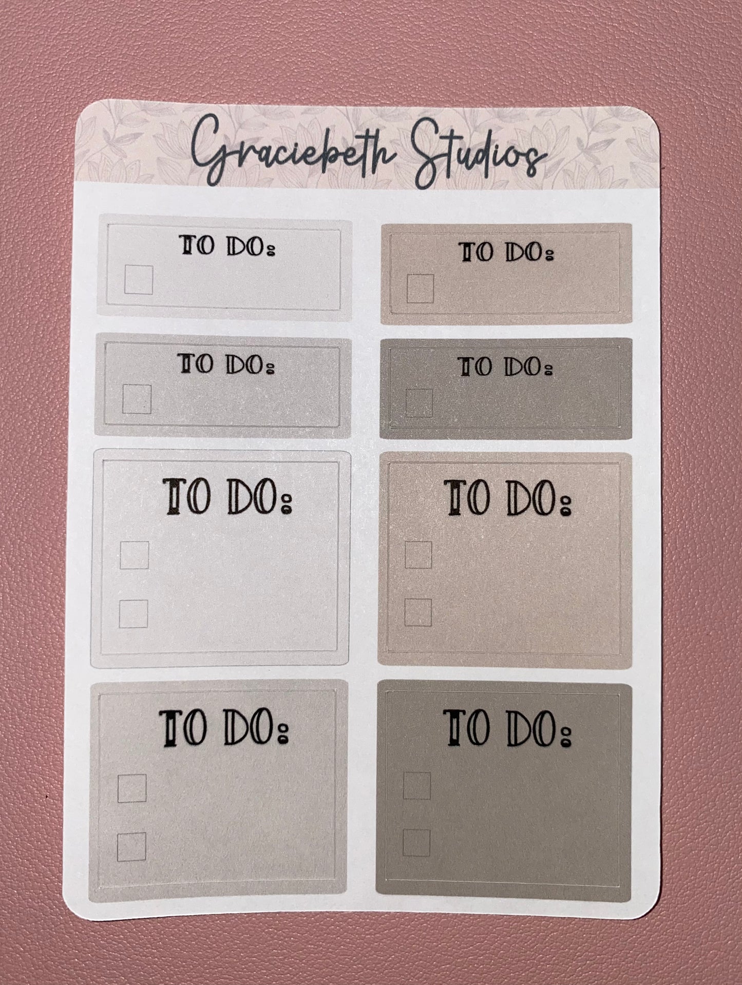 Small / Medium Checklist Boxes - Hobonichi Cousin