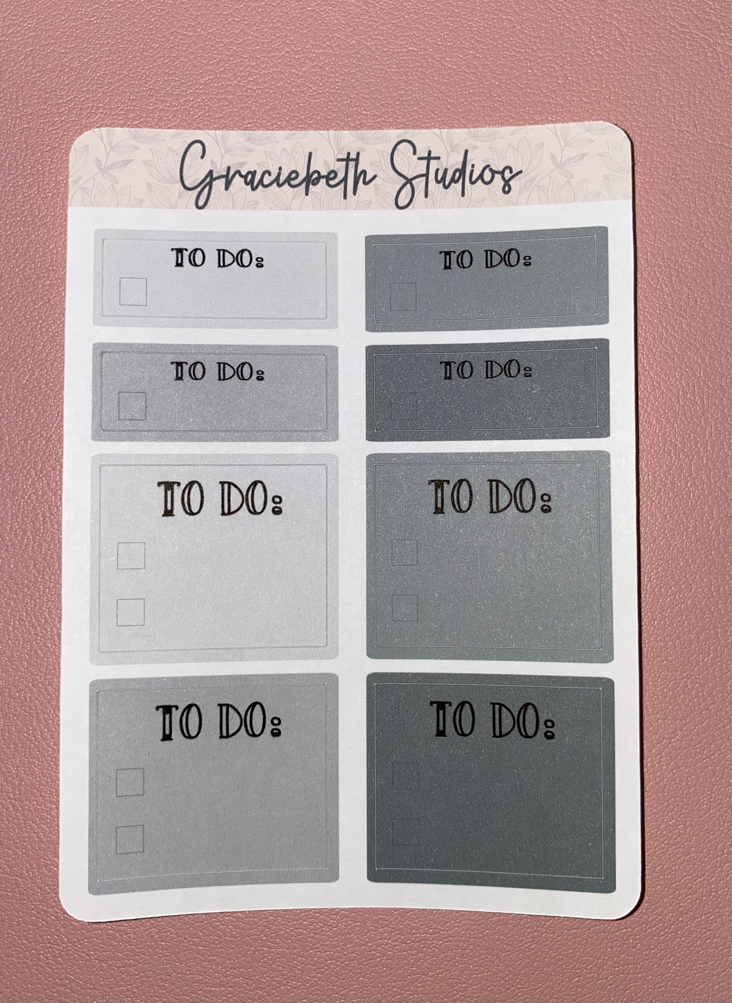 Small / Medium Checklist Boxes - Hobonichi Cousin
