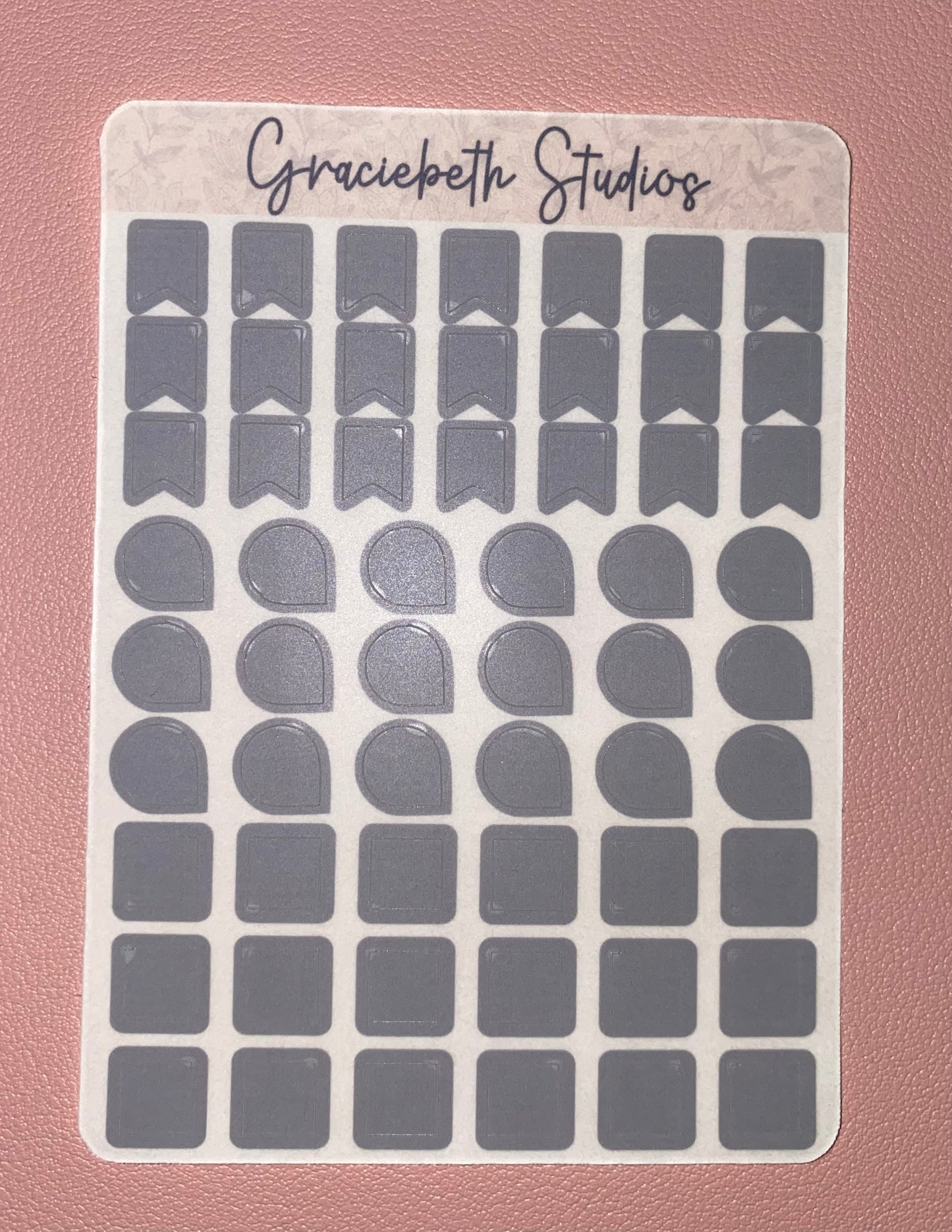 Functional Flags, Drops and Squares Mix - Neutral