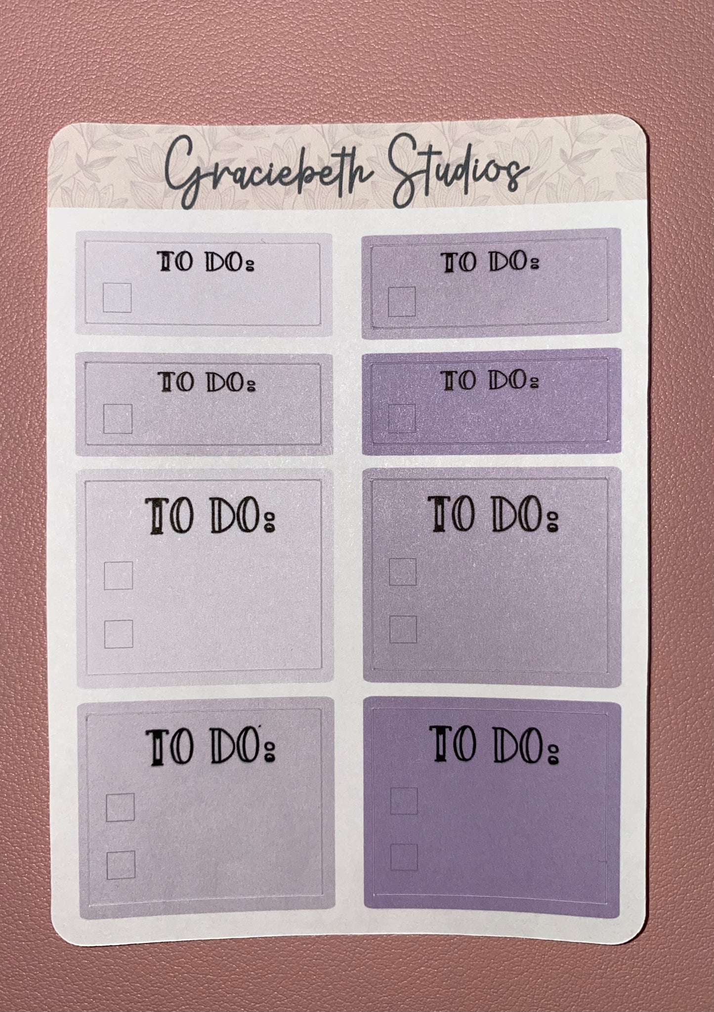 Small / Medium Checklist Boxes - Hobonichi Cousin