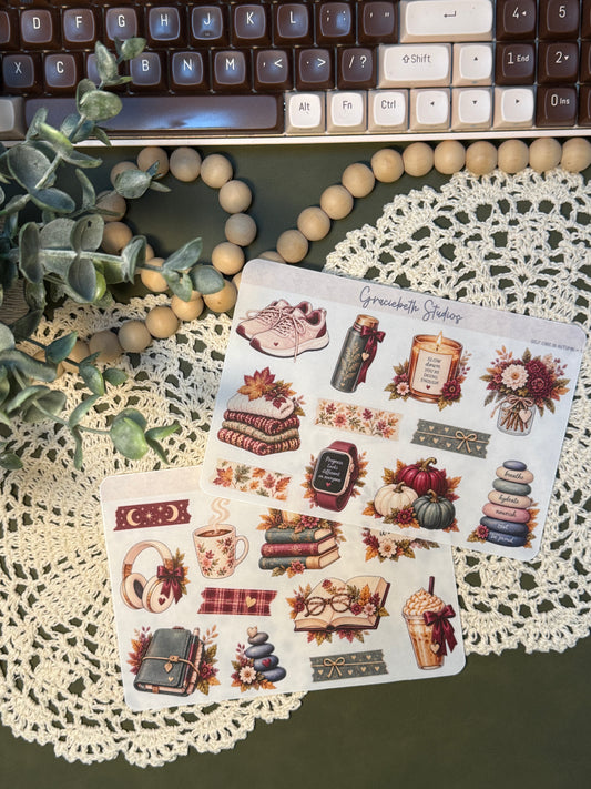 Self Care In Autumn - Deco Stickers