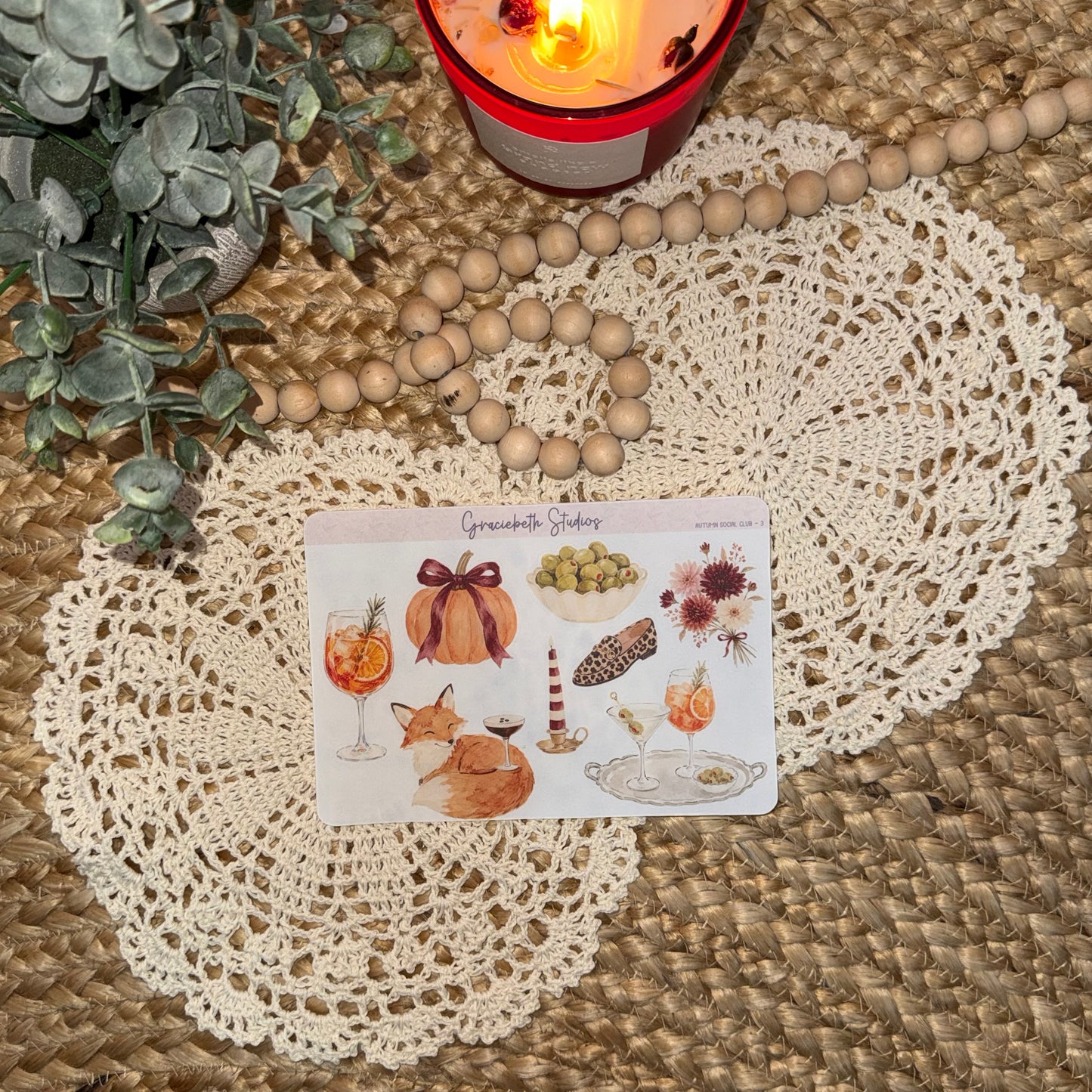 Autumn Social Club - Deco Stickers