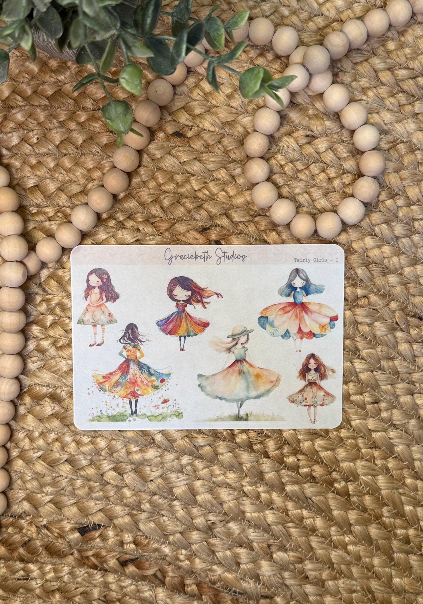 Twirly Girls Deco Stickers