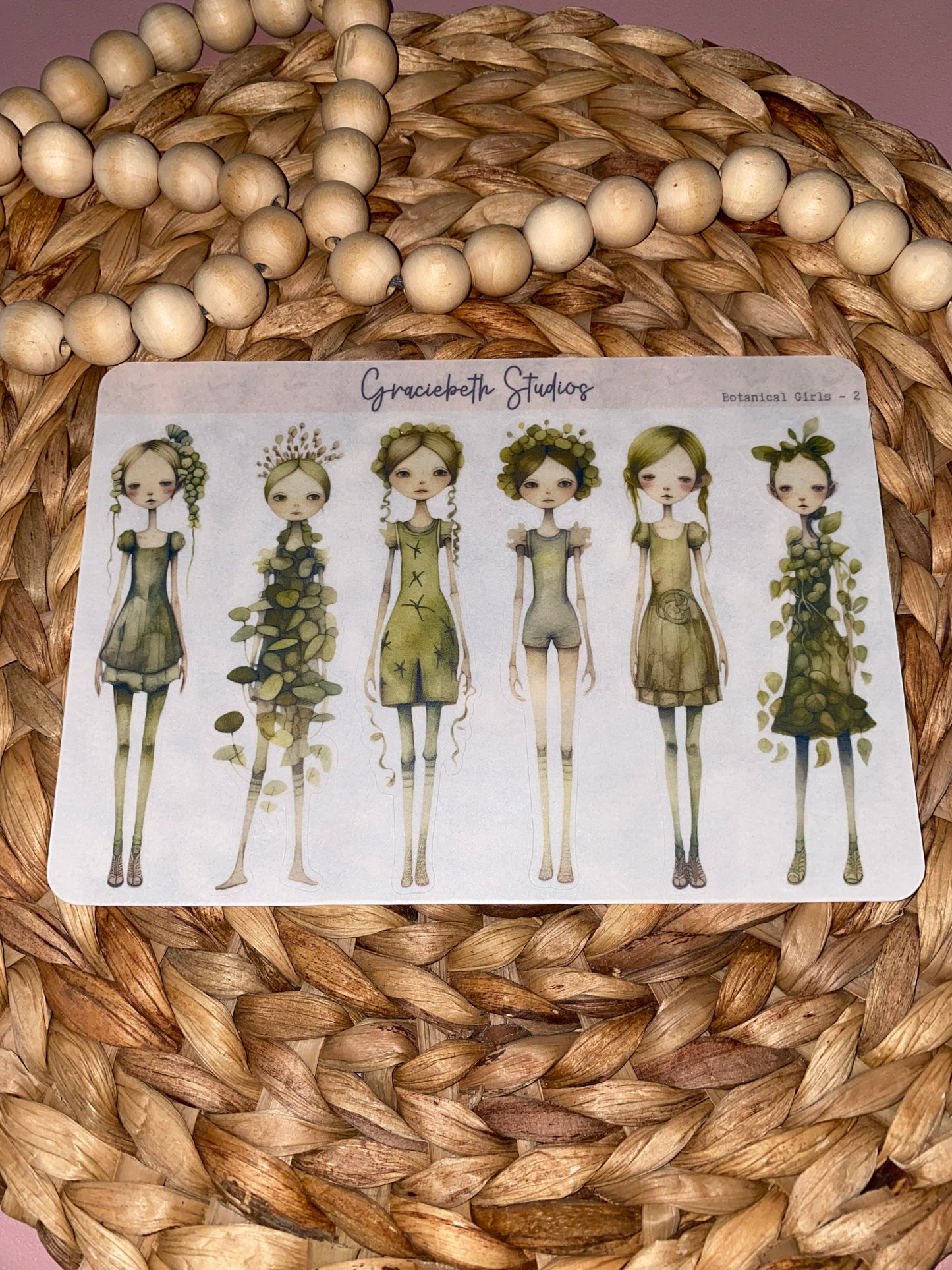 Botanical Girls Deco Stickers