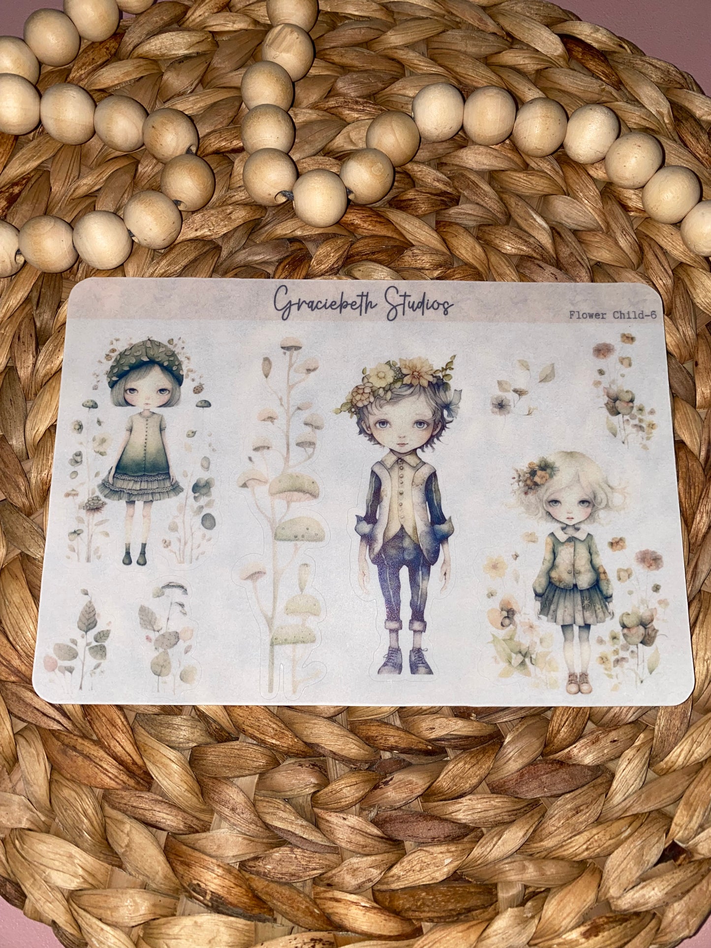 Flower Child Deco Stickers