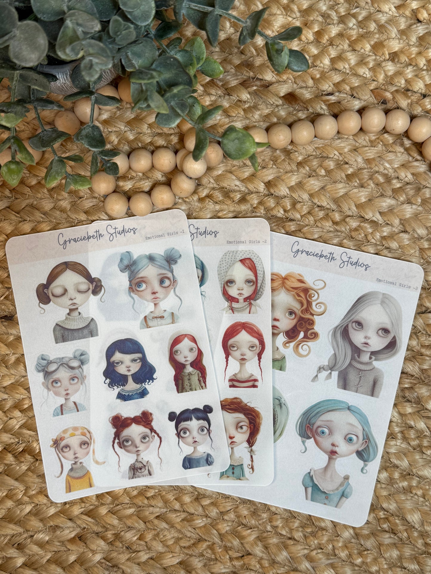 Emotional Girls - Deco Stickers