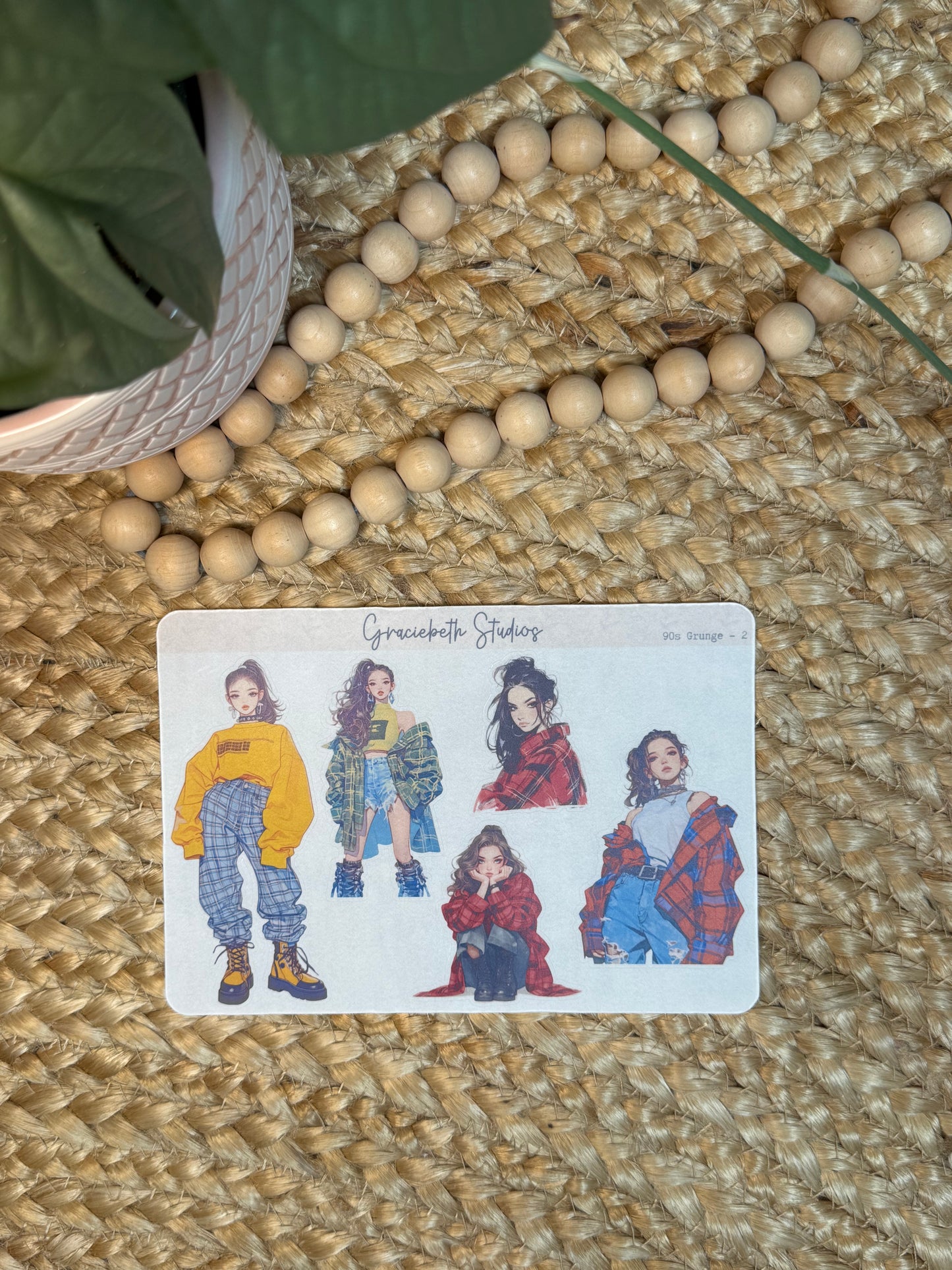 90s Grunge - Deco Stickers