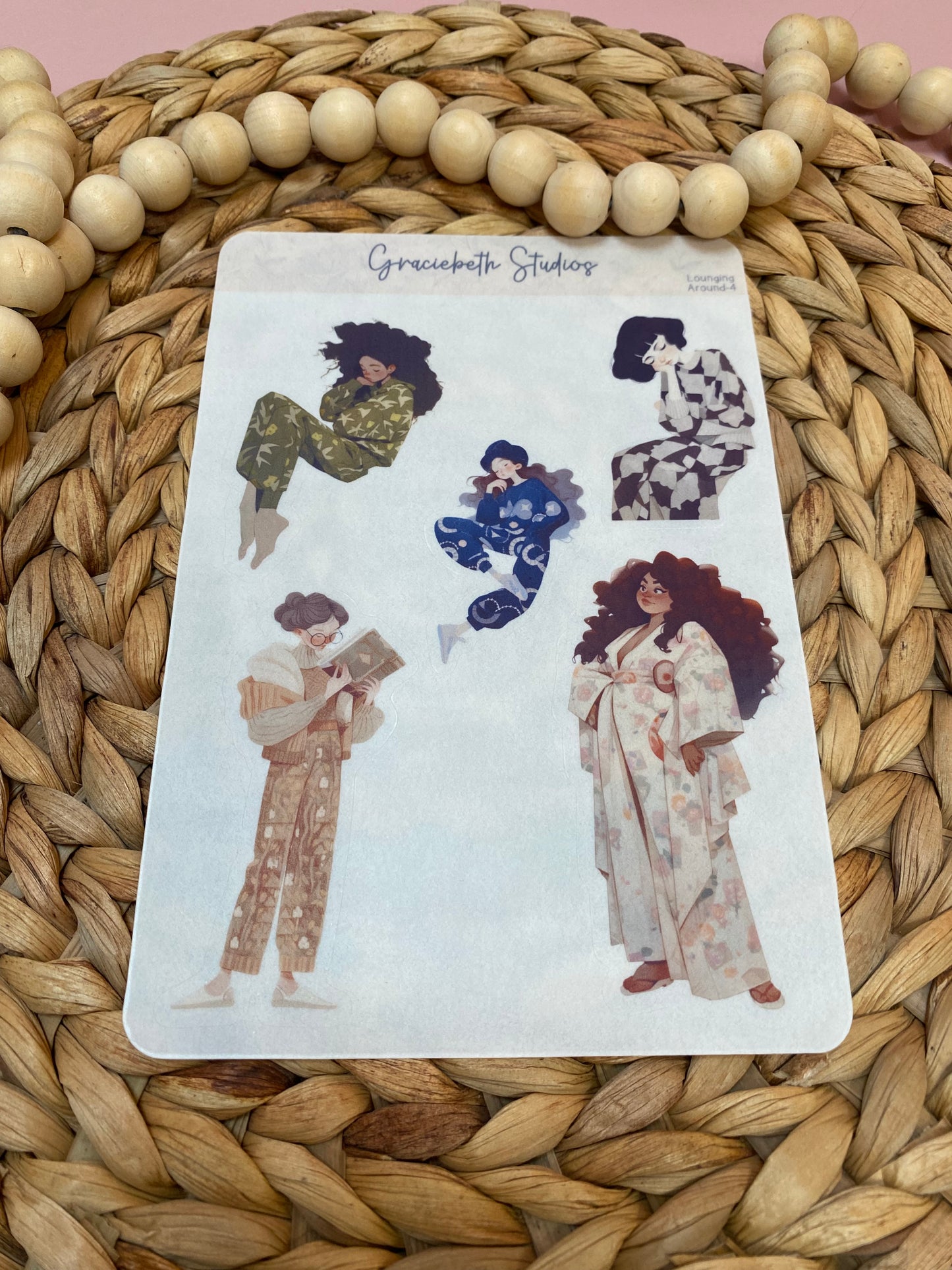 Lounging Around Deco Stickers