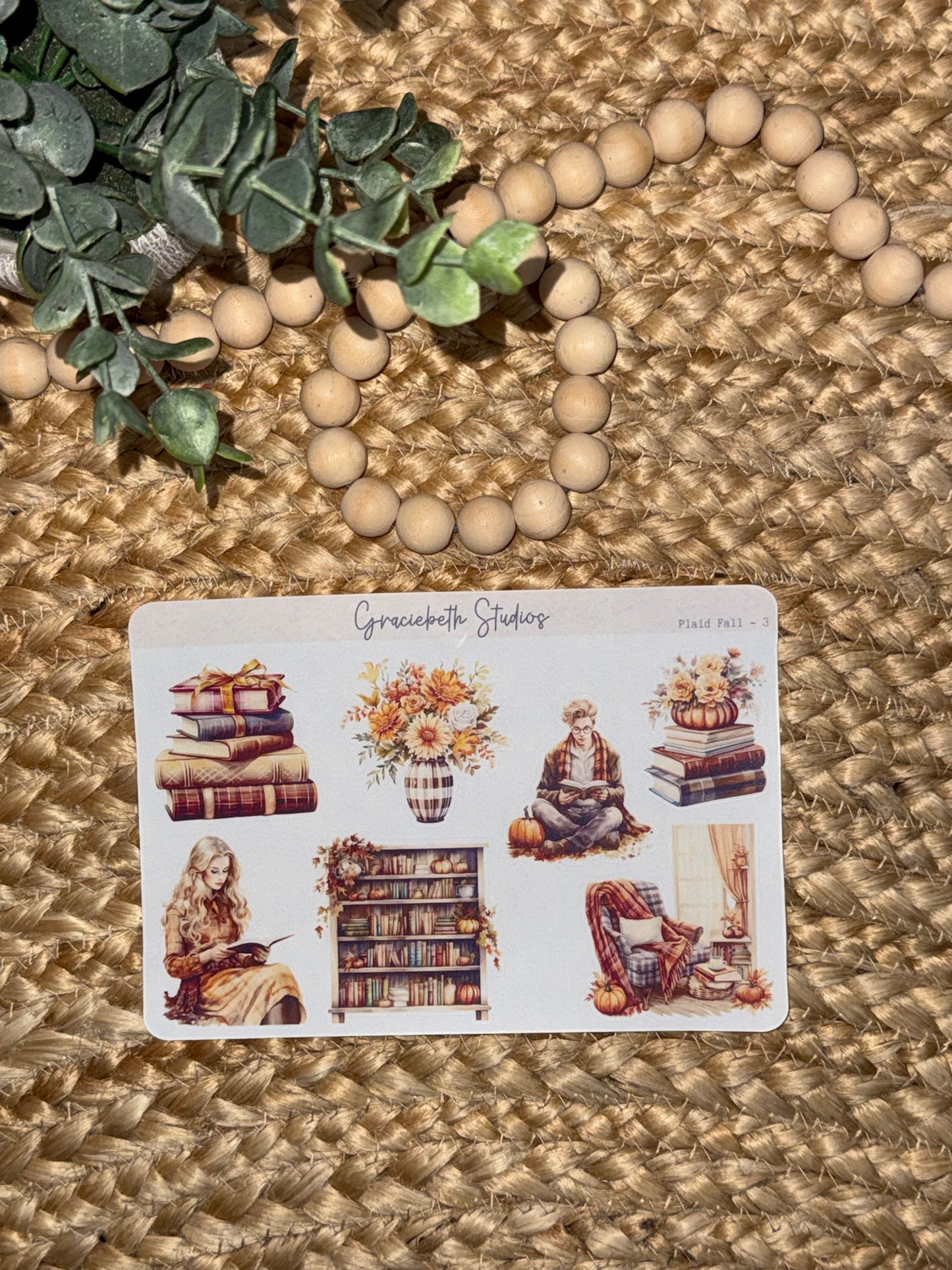 Plaid Fall - Deco Stickers