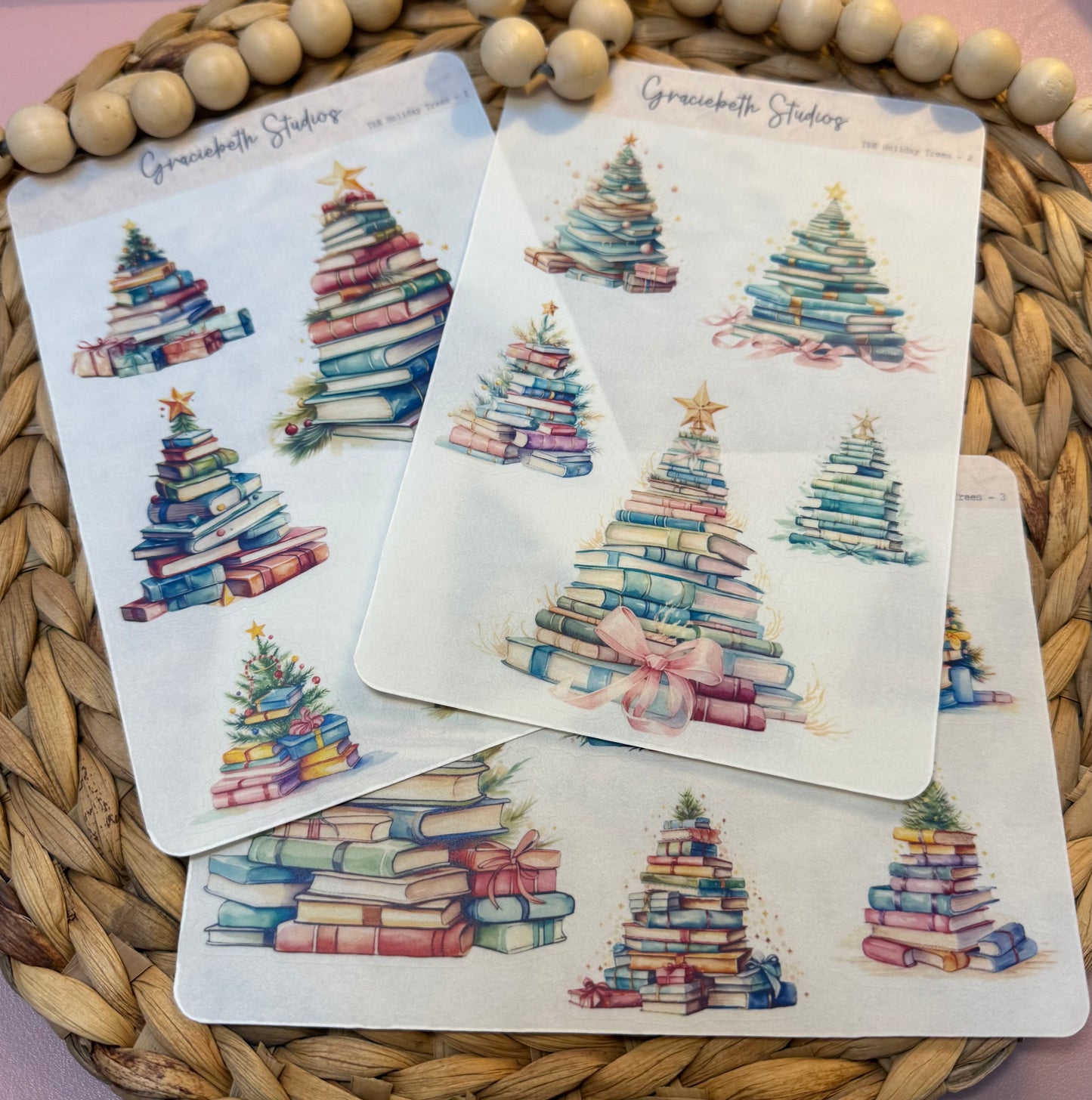 TBR Holiday Trees Deco Stickers