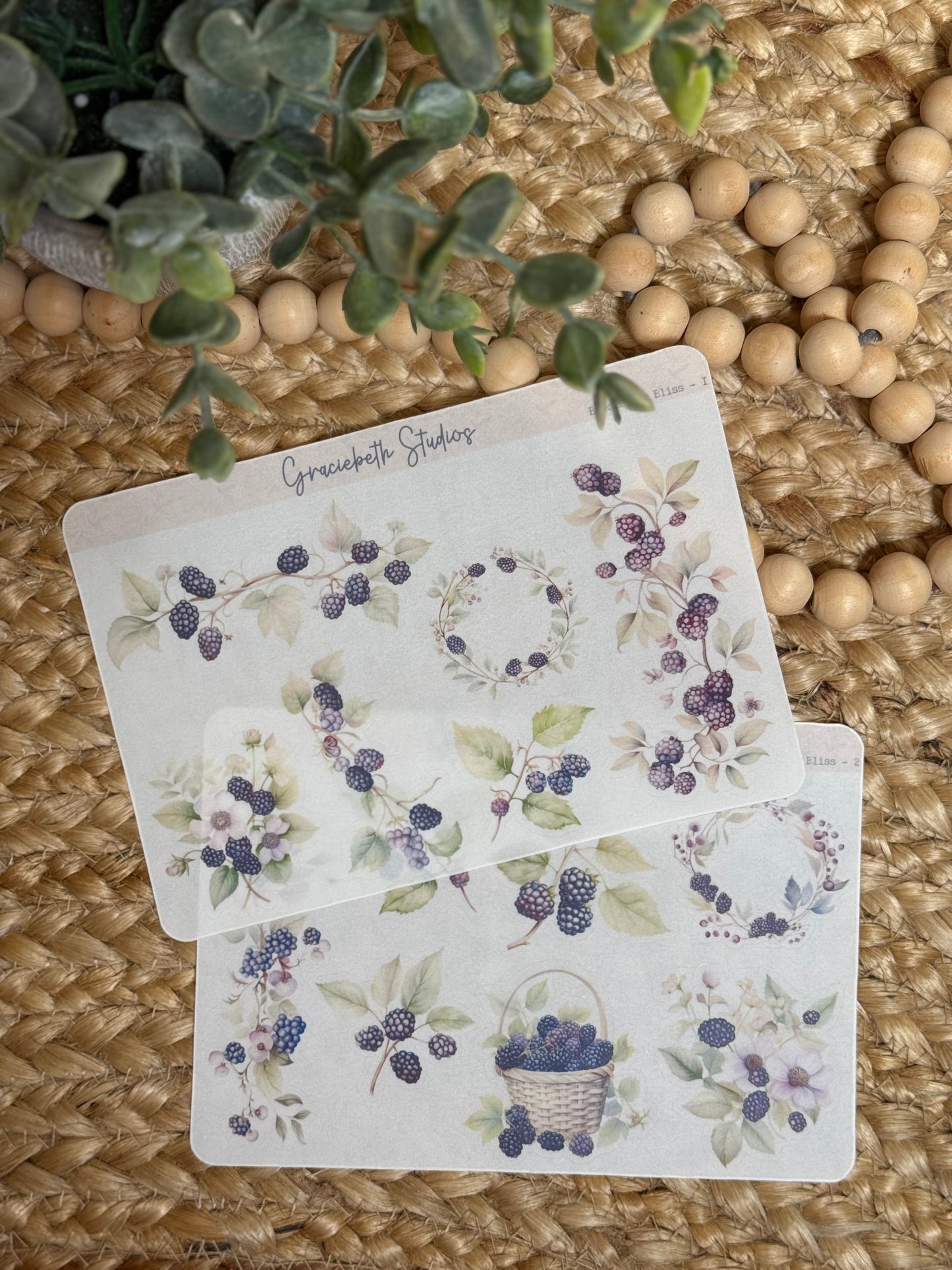 Blackberry Bliss - Deco Stickers