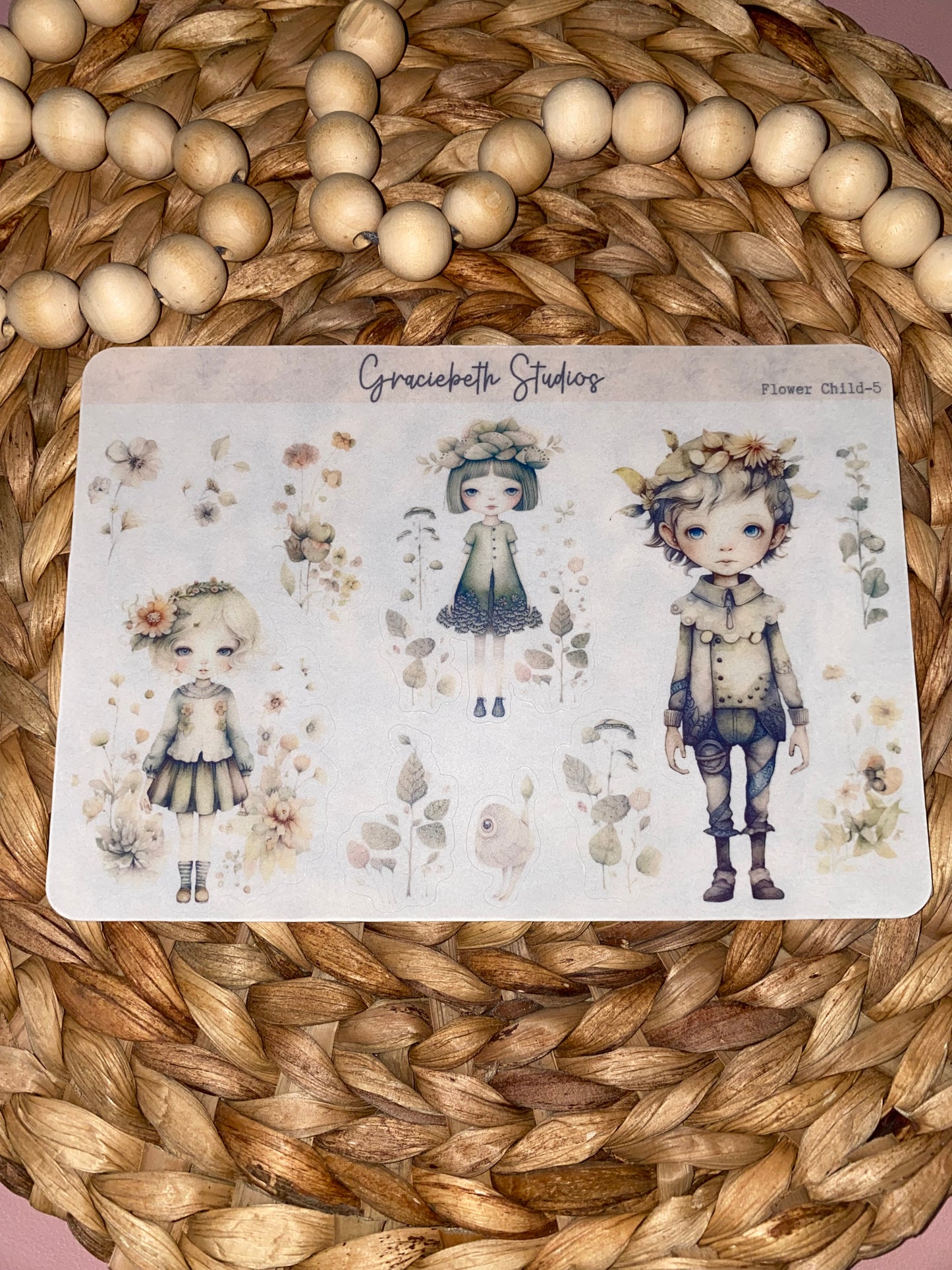 Flower Child Deco Stickers