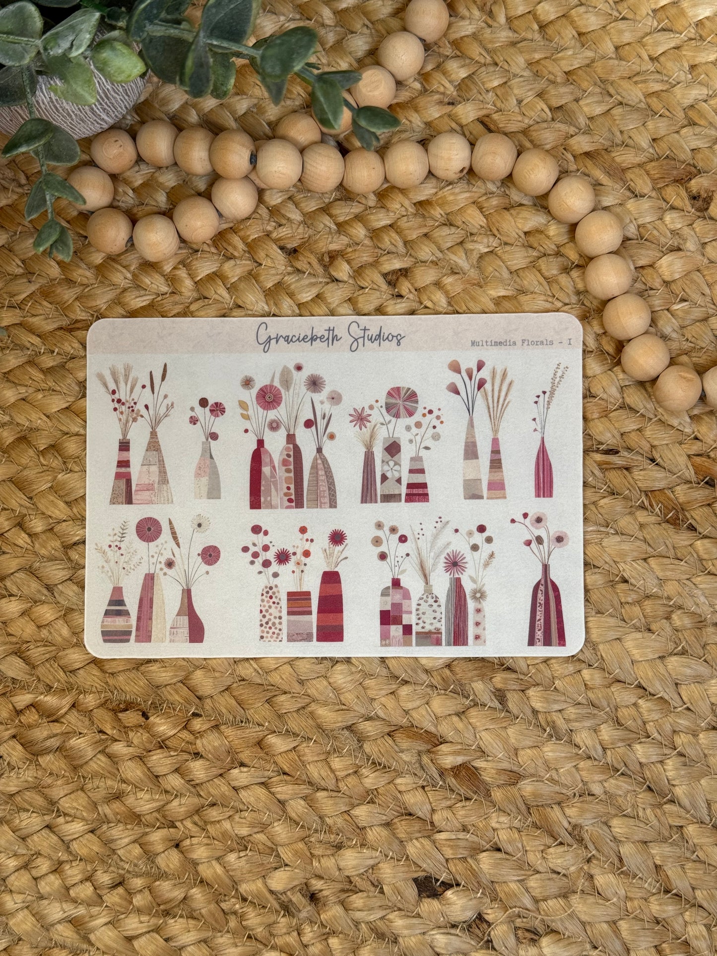 Multimedia Florals - Deco Stickers